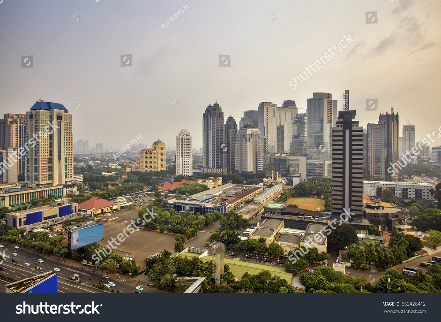 Jakarta Officially Special Capital Region Jakarta Stock Photo 652428412 ...