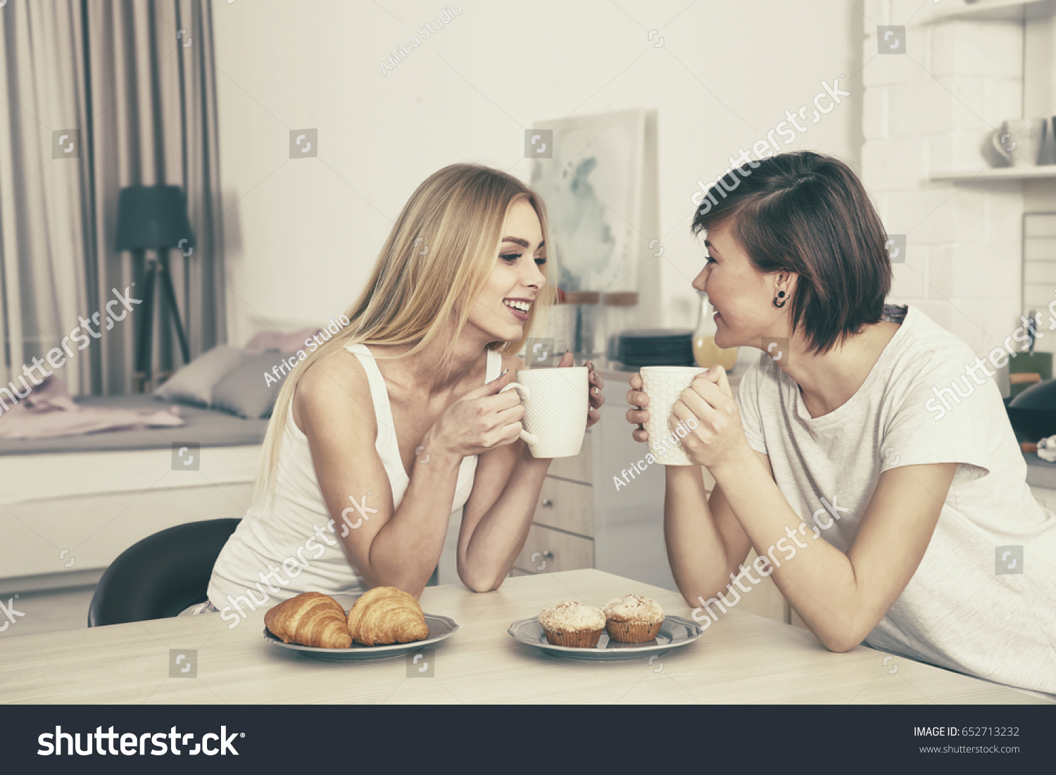 Lesbians On Table