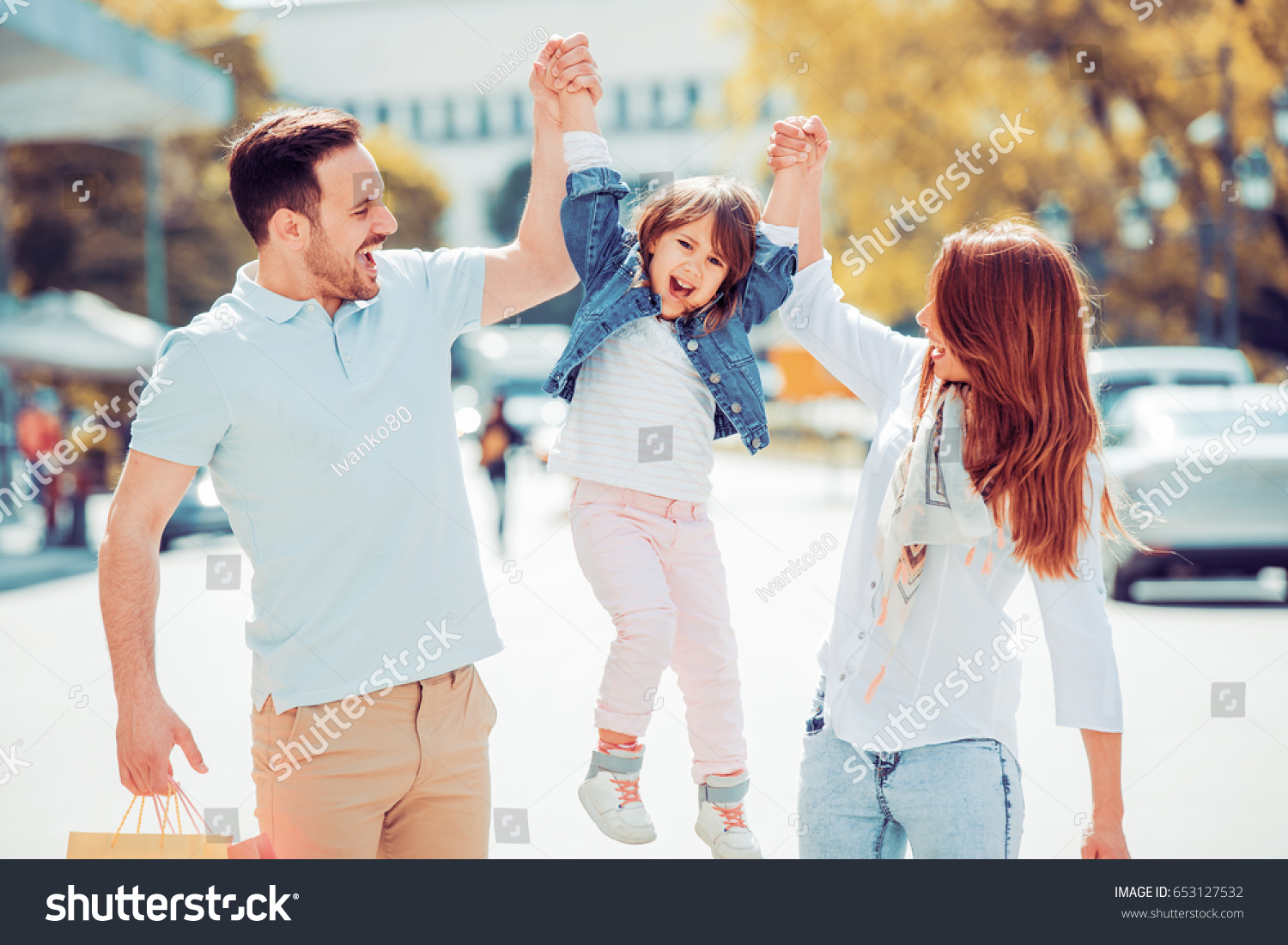 Portrait Happy Family Having Fun Together Stock Photo 653127532 ...