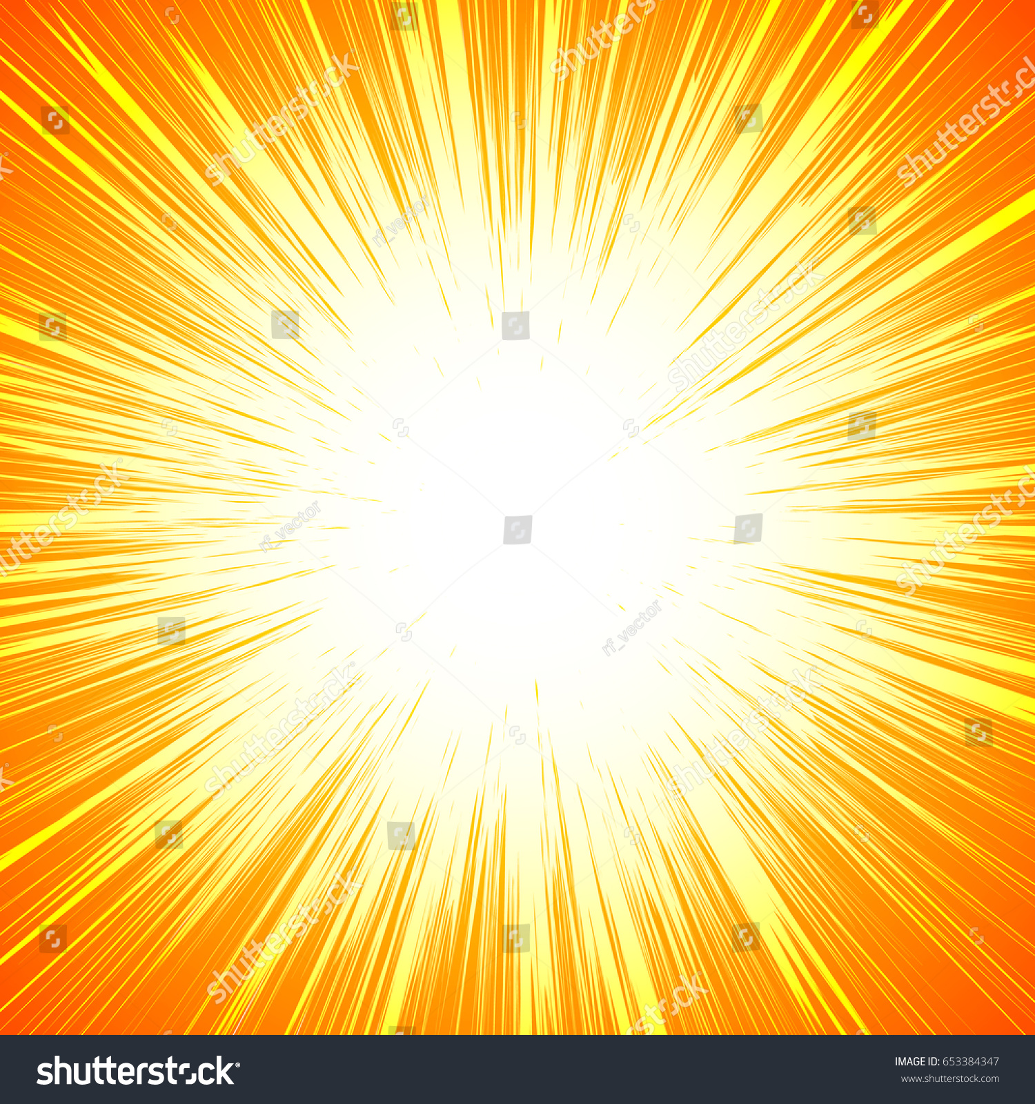 Vivid Colorful Background Starburst Sunburstlike Motif Stock Vector ...