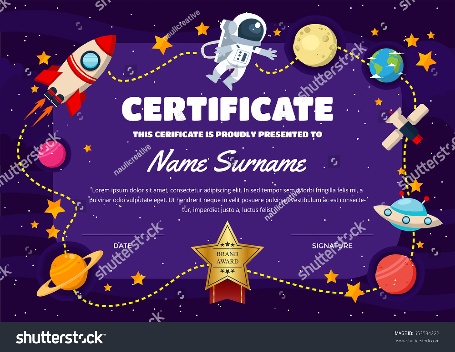 Сертификат космос