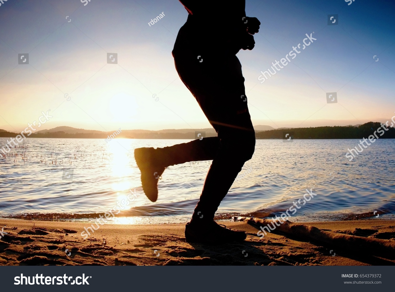 Unconscious Lukewarm The actual Young Male Runner Running On Empty Stock Photo 18642520 | Shutterstock