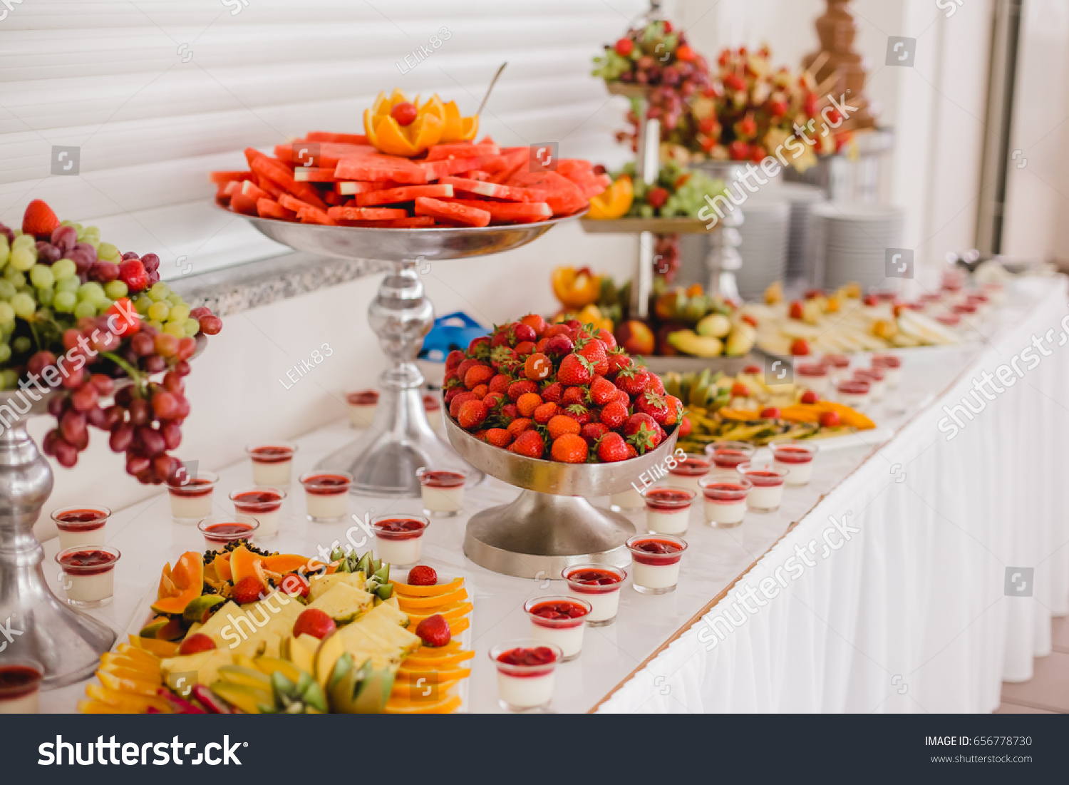 Catering Food Wedding Buffet Stock Photo 656778730 | Shutterstock