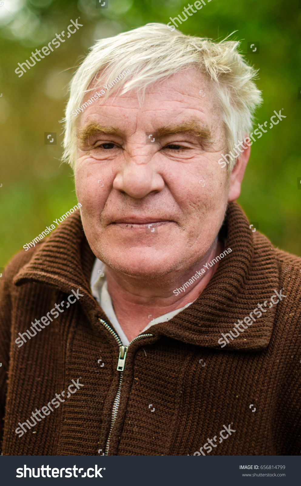 Dangers Alcohol Old Man Chubby Face image