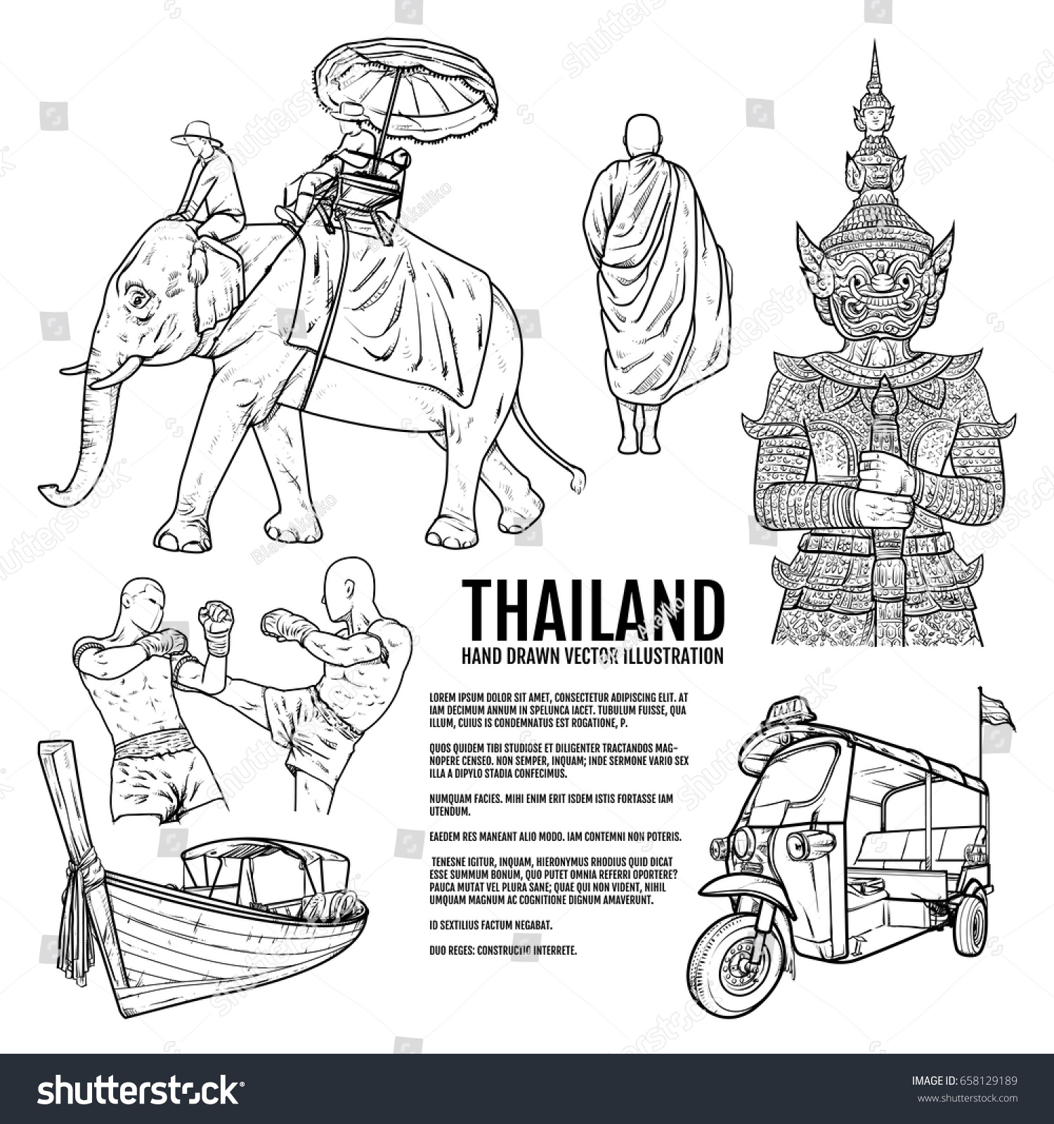Тайланд рисунок для детей