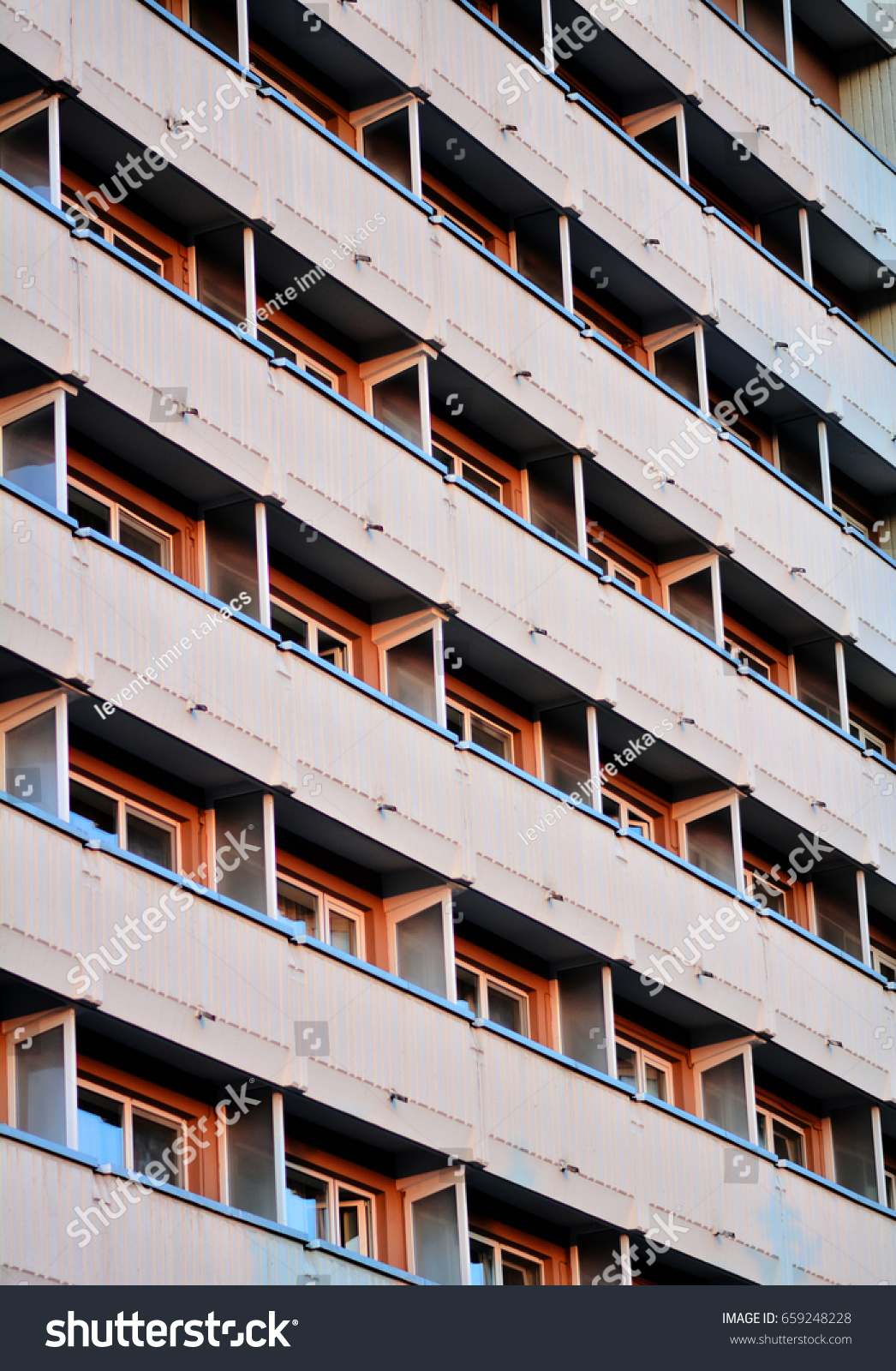 Side View Hotel Abstract Architecture Abstract Stock Photo 659248228 ...
