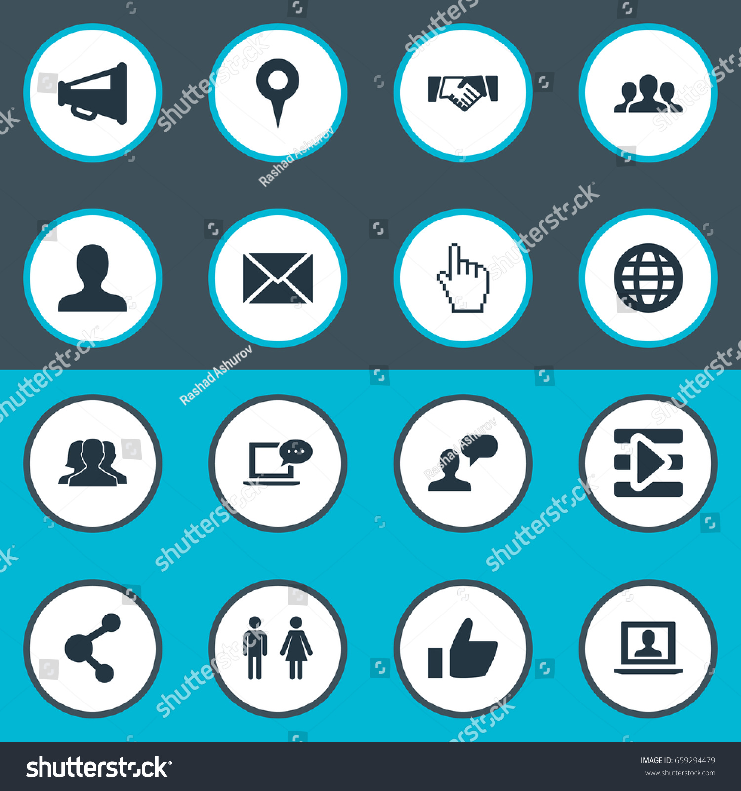 Plain Social Media Icons