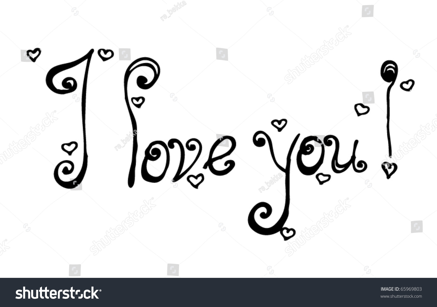 Love красивым почерком