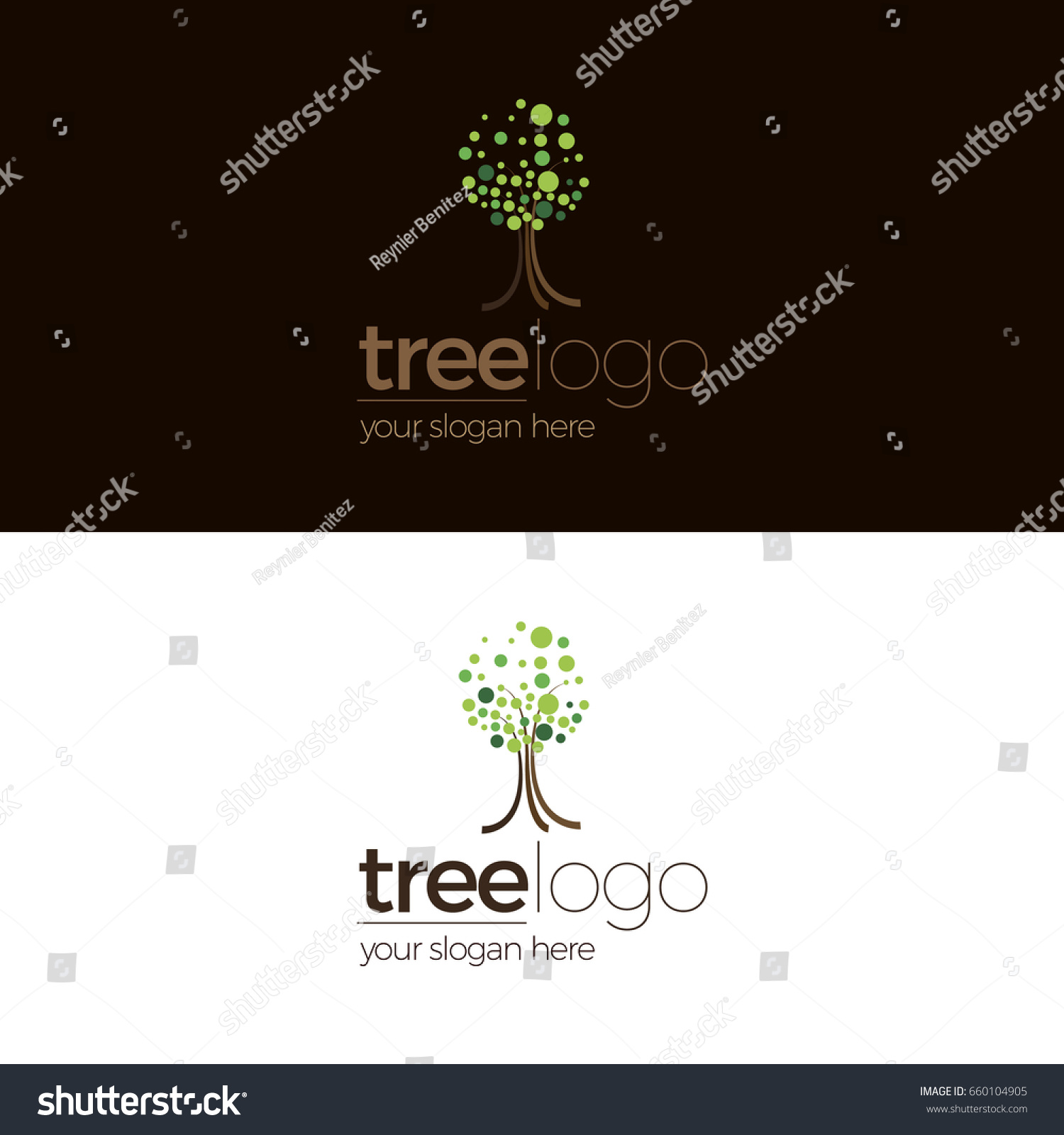 Tree Logo Stock Vector (Royalty Free) 660104905 | Shutterstock