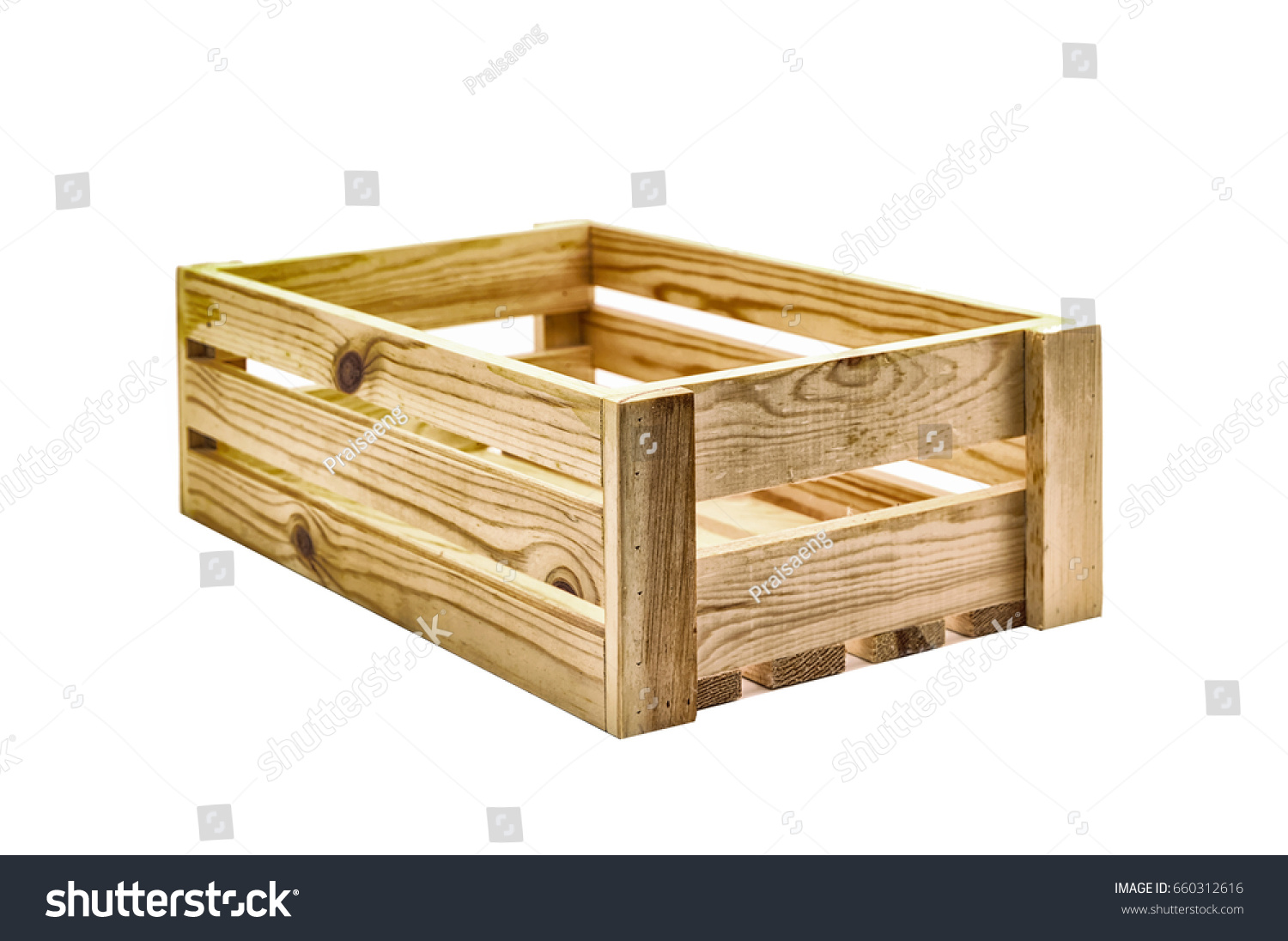 Empty Wooden Fruit Crate Stock Photo 660312616 | Shutterstock