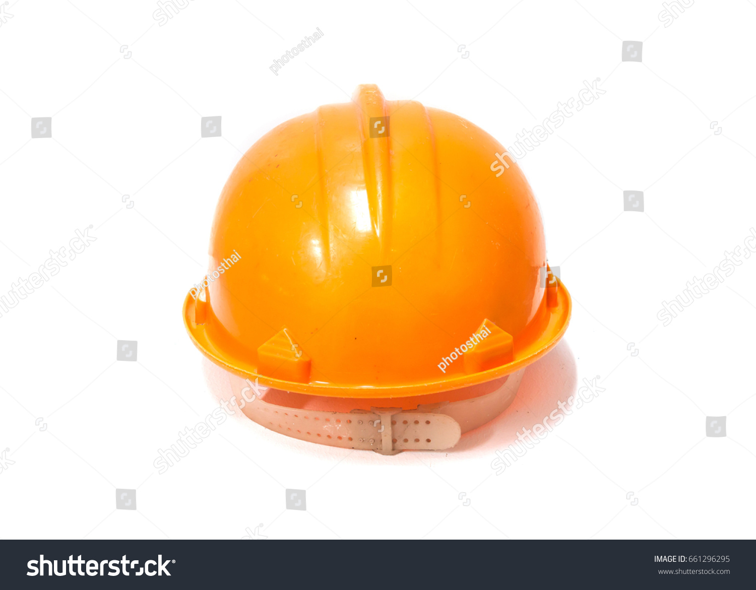 Safety Engineer Helmet Isolated White Background Stock Photo 661296295 ...