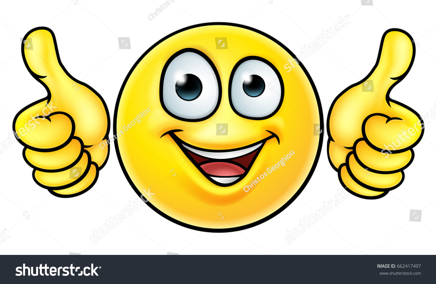 Cartoon Emoji Icon Emoticon Looking Very Stock Illustration 662417497 ...