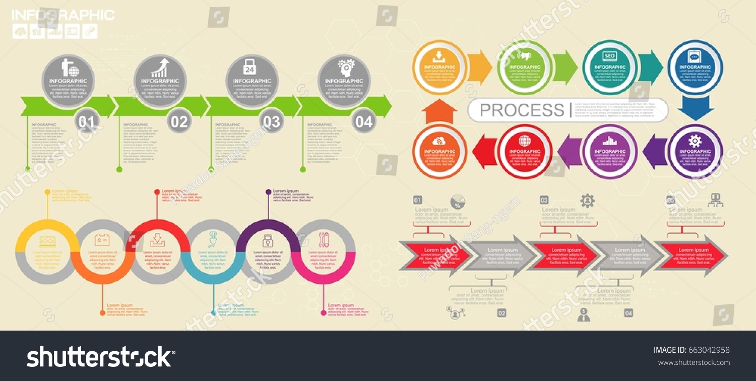 Isometric Arrows With Flowchart Workflow Or Process Infographics Next Hot Sex Picture 0918
