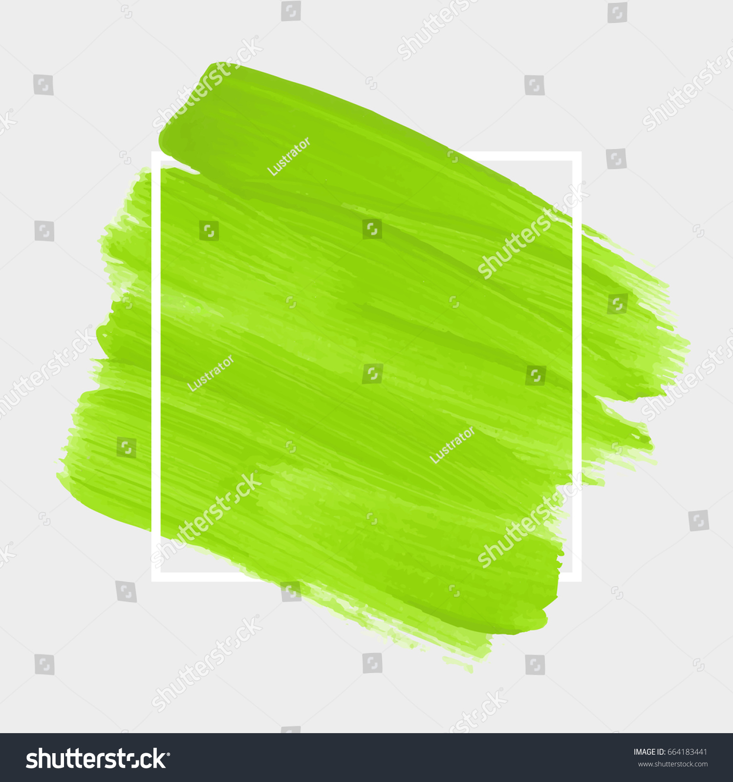 Logo Brush Painted Acrylic Abstract Background Stock Vector (Royalty ...