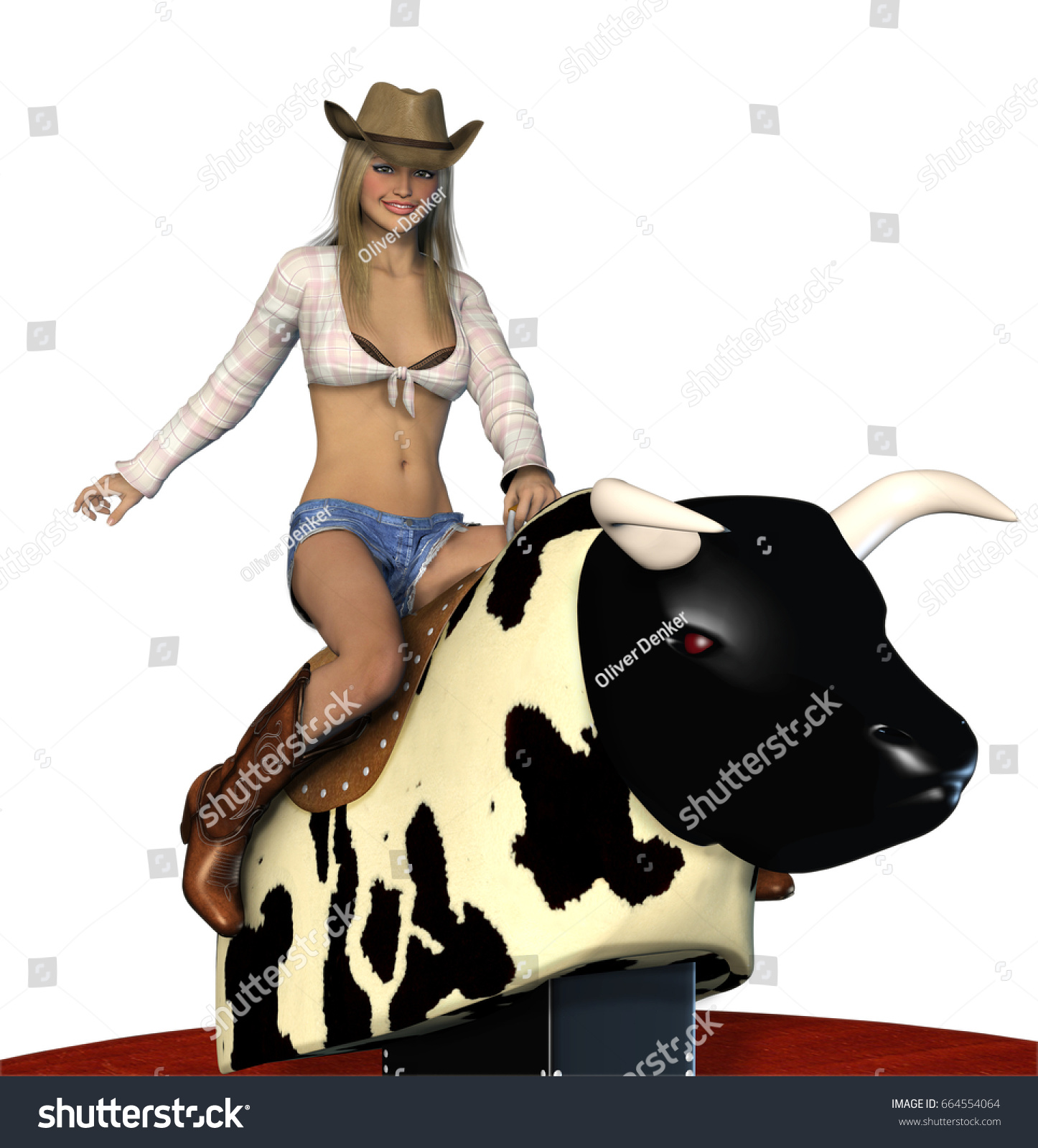 Riding Cowgirl