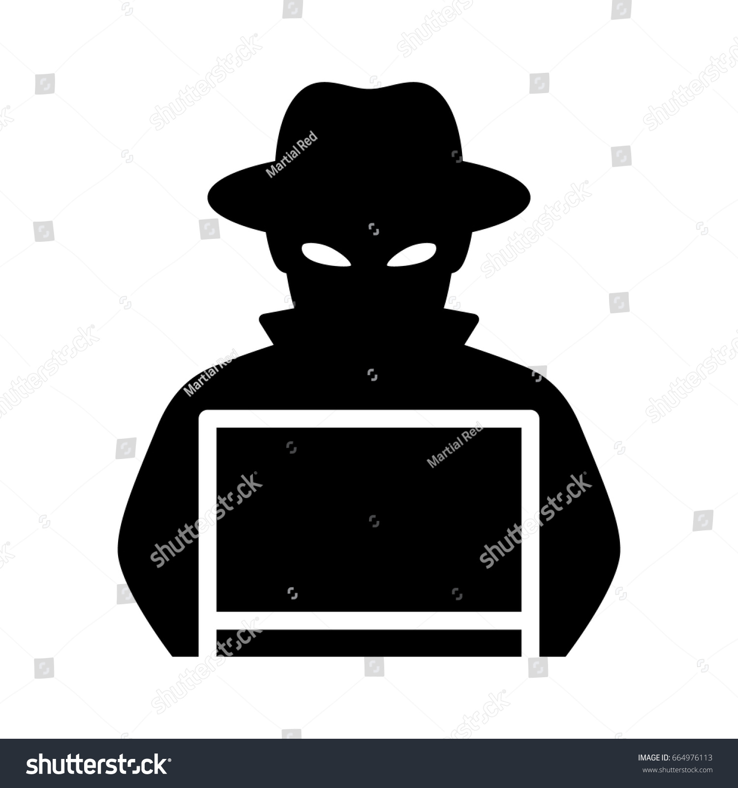 Хакеры силуэт на прозрачном фоне