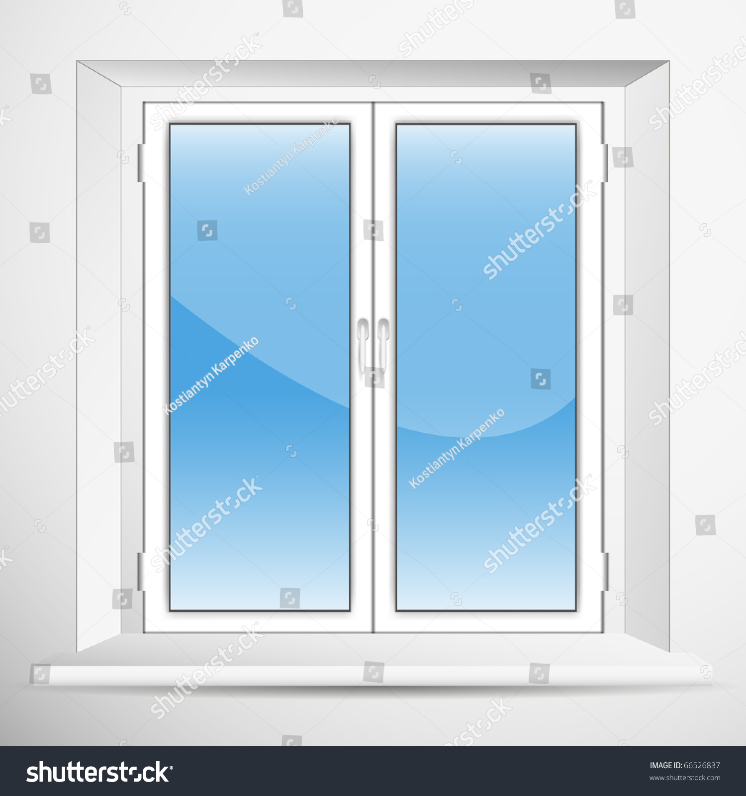 Clean Window Vector Illustration Stock Vector (Royalty Free) 66526837 ...