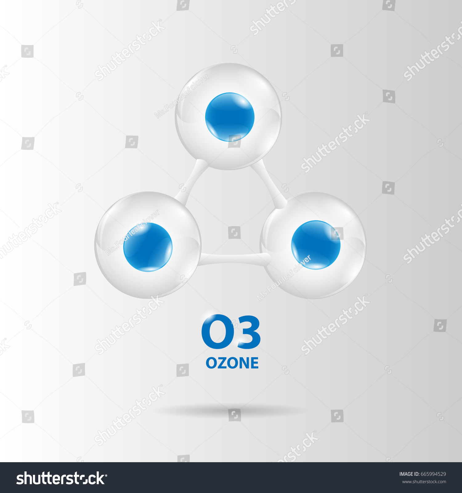 Молекула озона рисунок