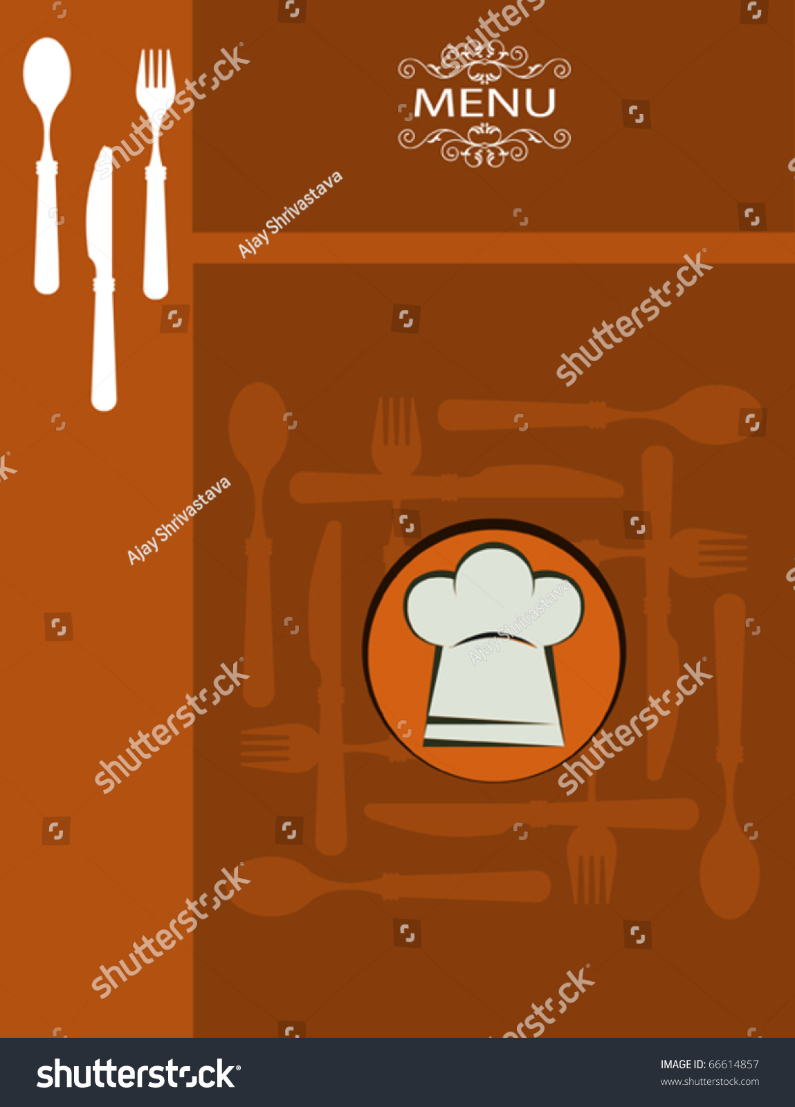 Restaurant Menu Design Stock Vector Royalty Free 66614857 Shutterstock 8953