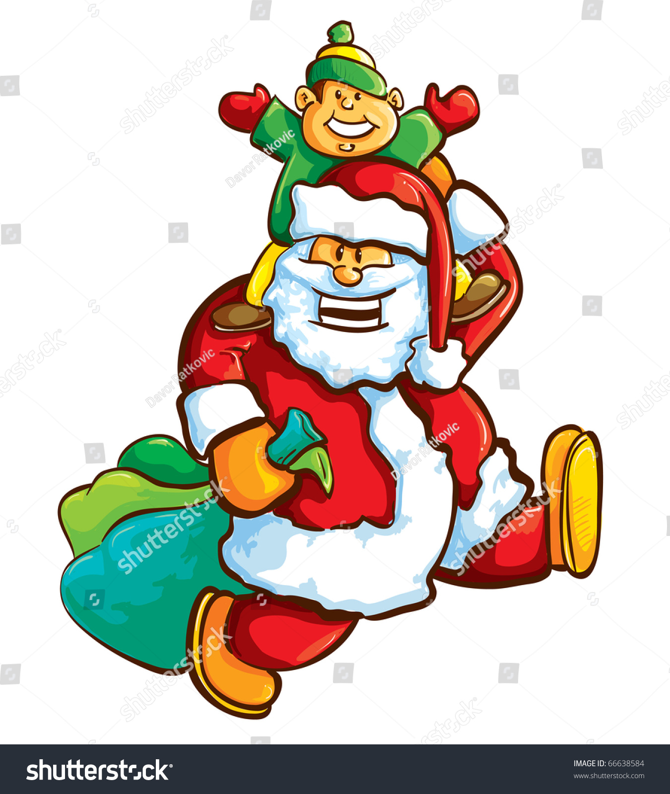 santy boy image clipart