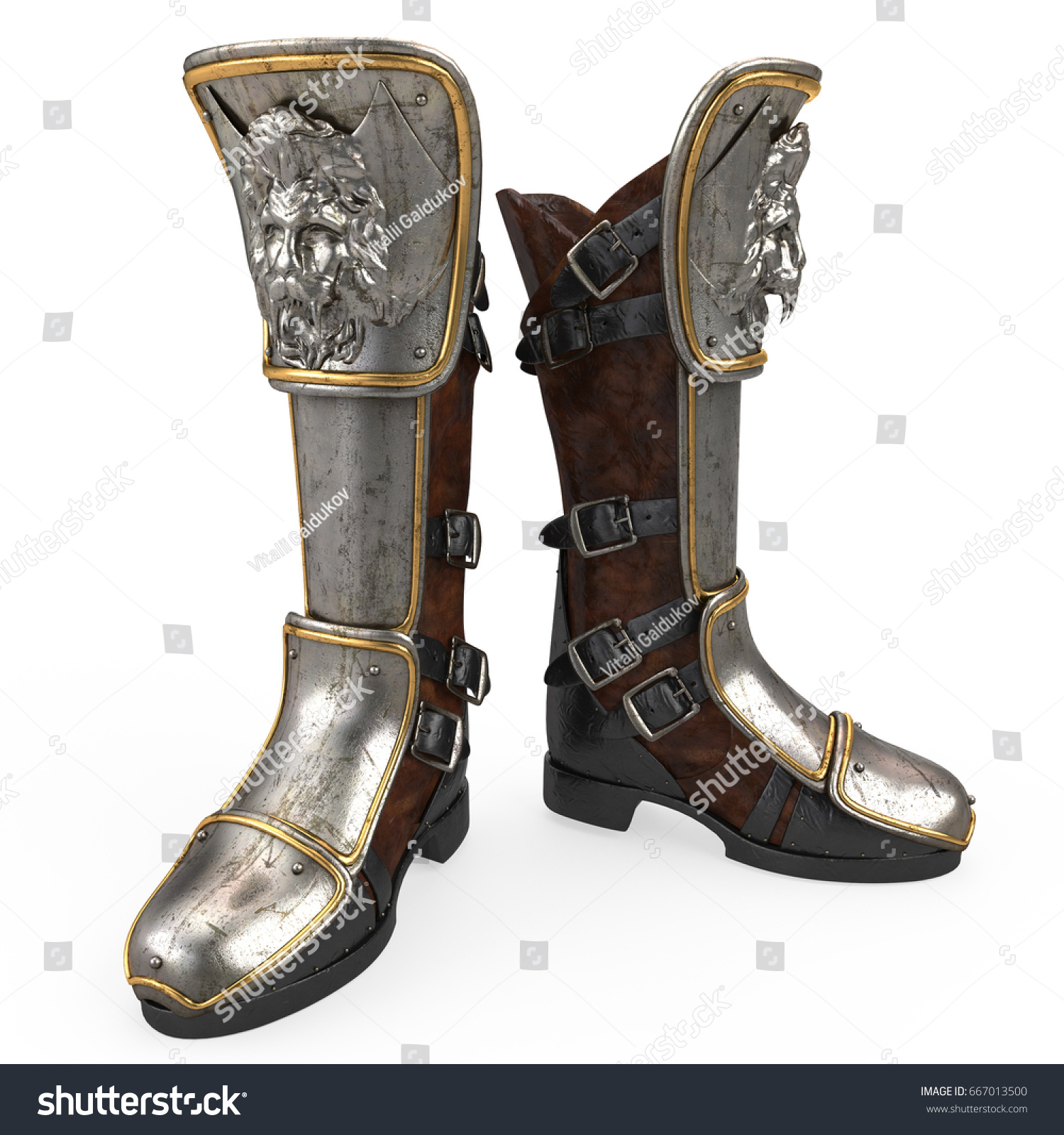 knight armour boots