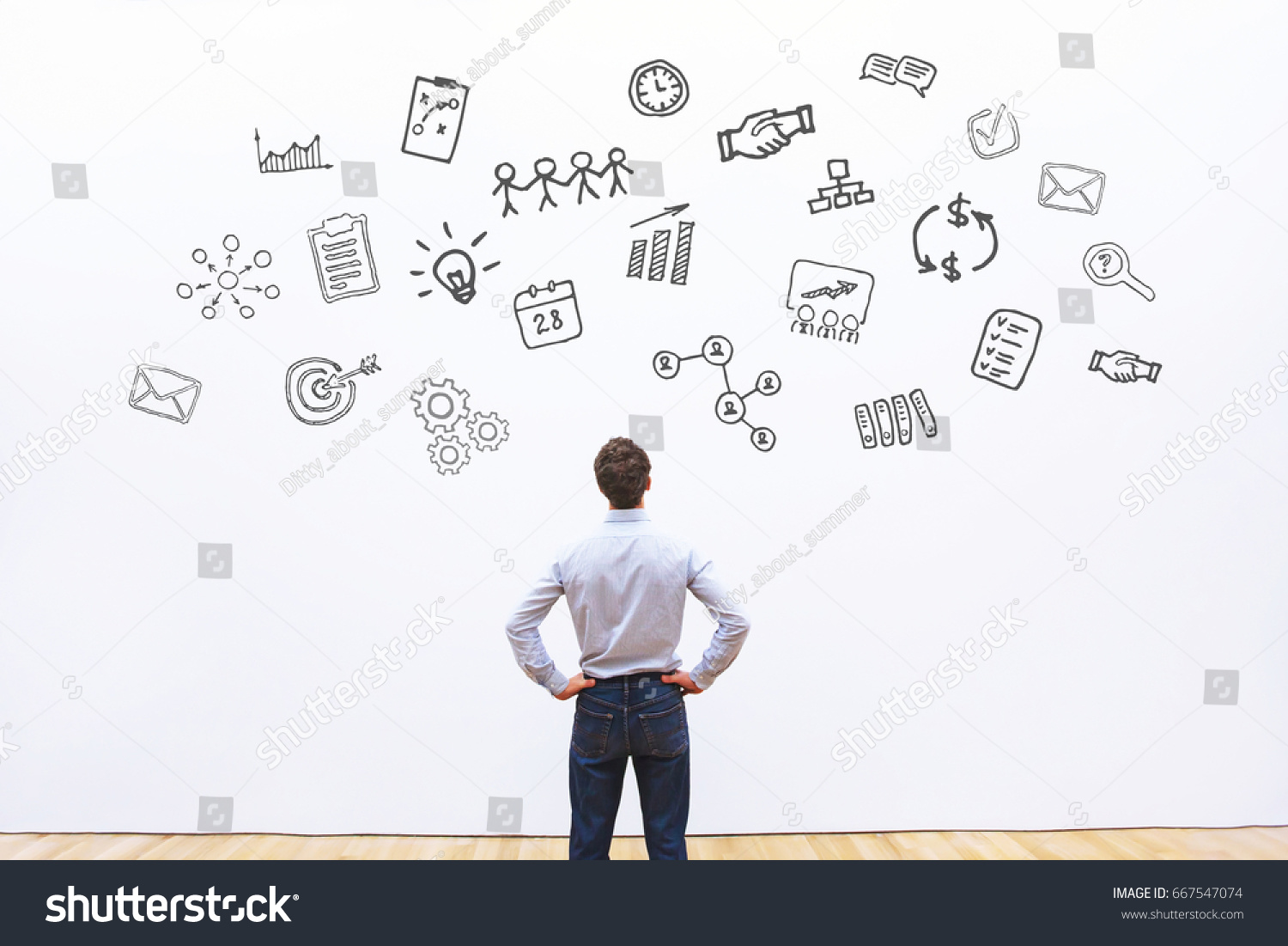 Project Management Abstract Business Concept Stock Photo 667547074 ...