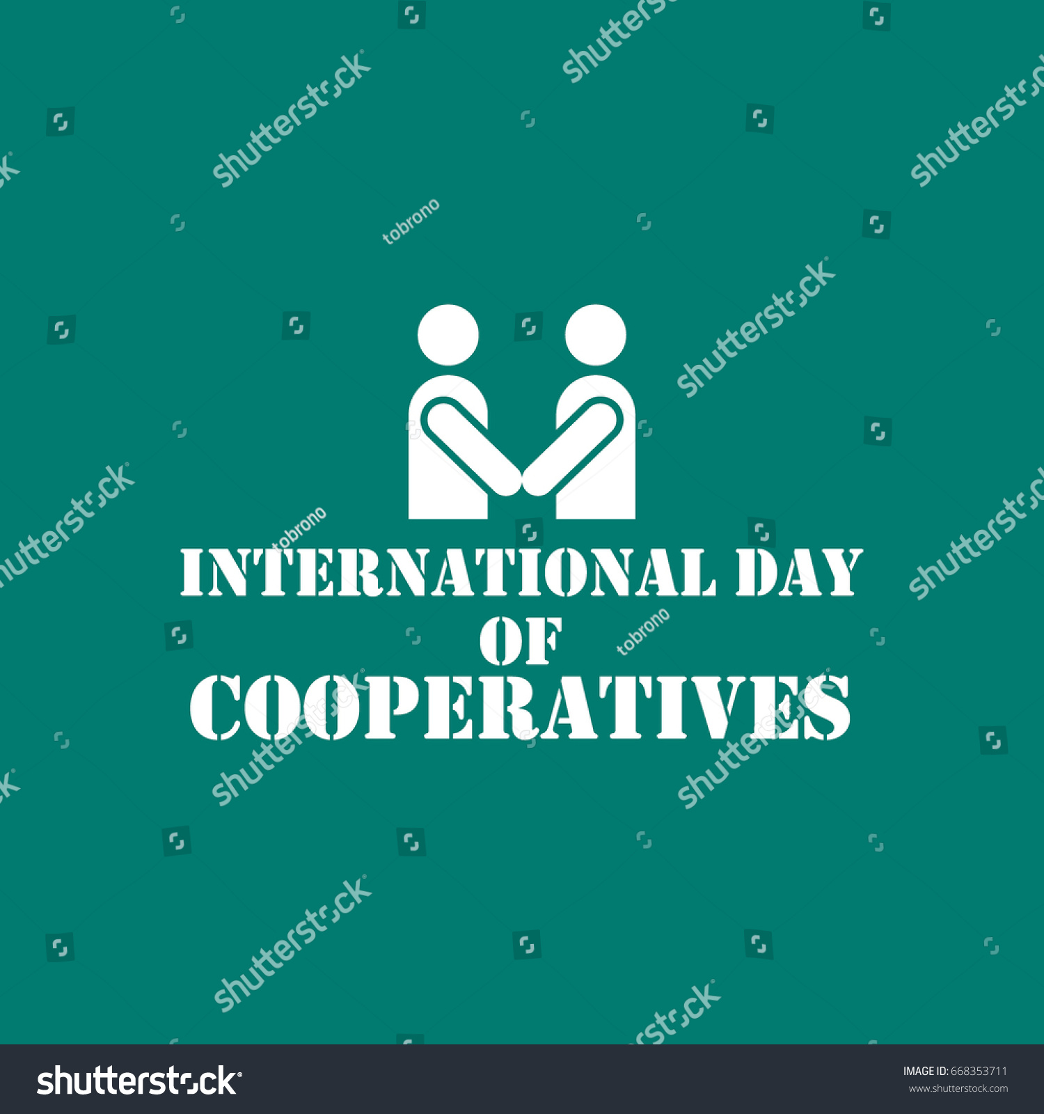 International Day Cooperatives Logo Vector Template Stock Vector Royalty Free 668353711 3641