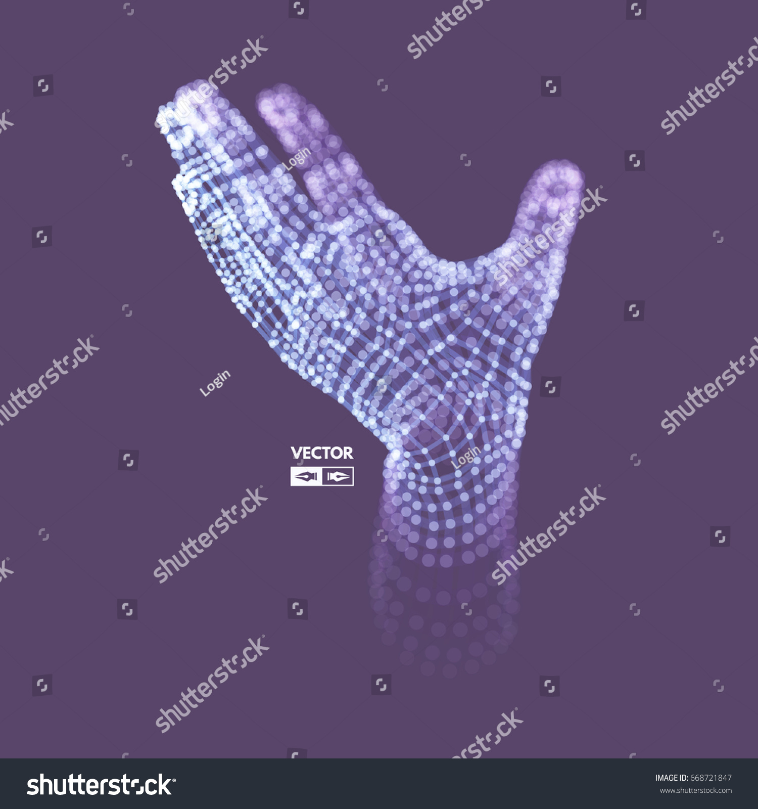 Human Arm Hand Model Connection Structure Stock Vector (Royalty Free ...