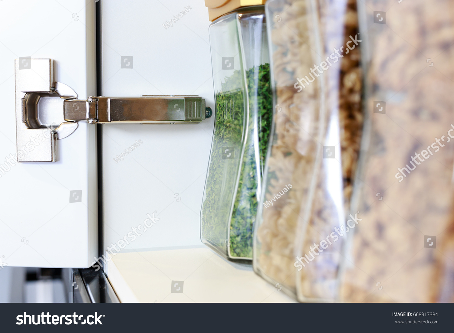 Modern Door Hinge Closeup Shot Stock Photo 668917384 | Shutterstock