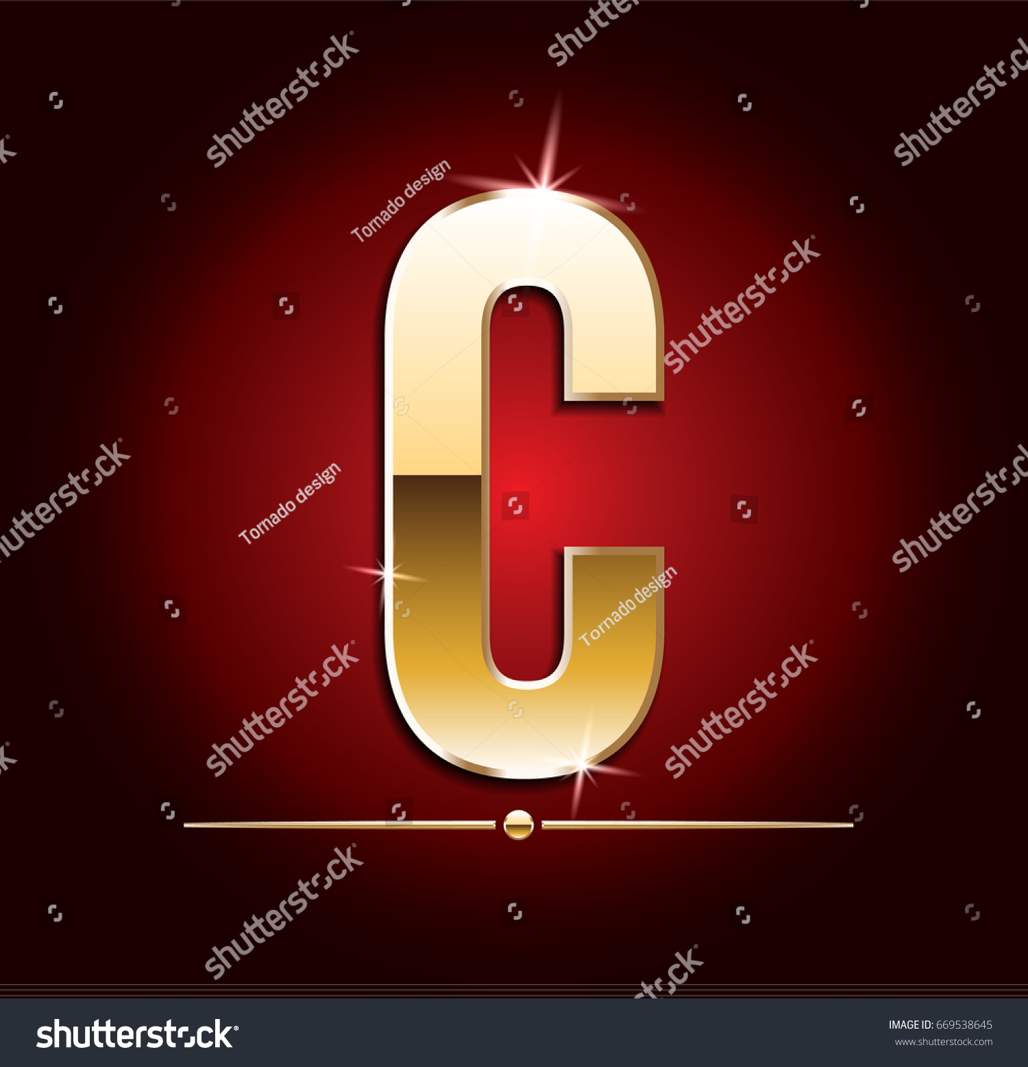 Premium Gold Letter Vector Illustration Stock Vector Royalty Free Shutterstock