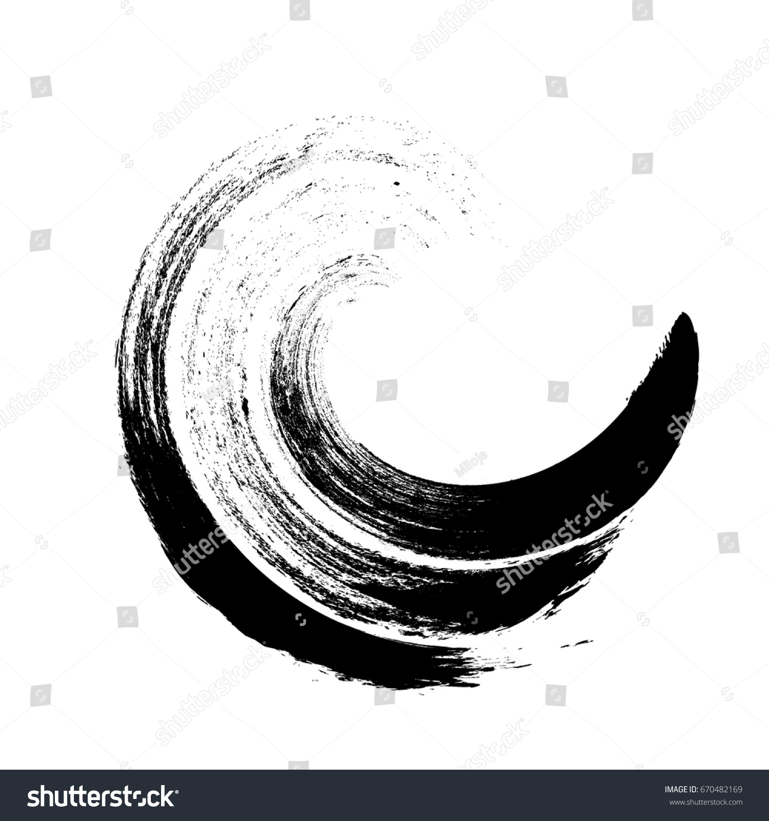 Grunge Wave Logo Element Surfing Icon Stock Vector (Royalty Free ...