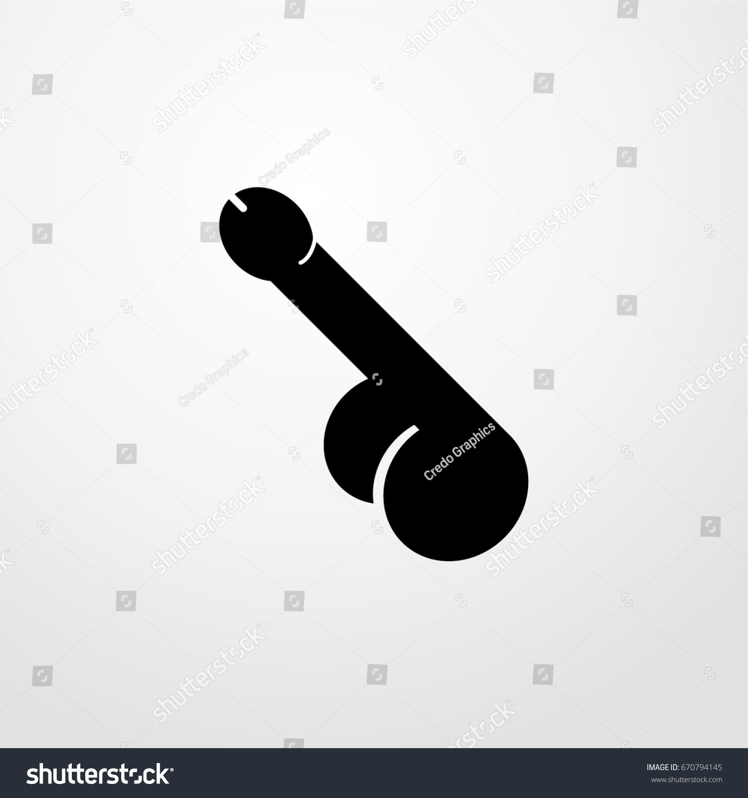 Penis Icon Penis Vector Sign Symbol Stock Vector (Royalty Free) 670794145 S...