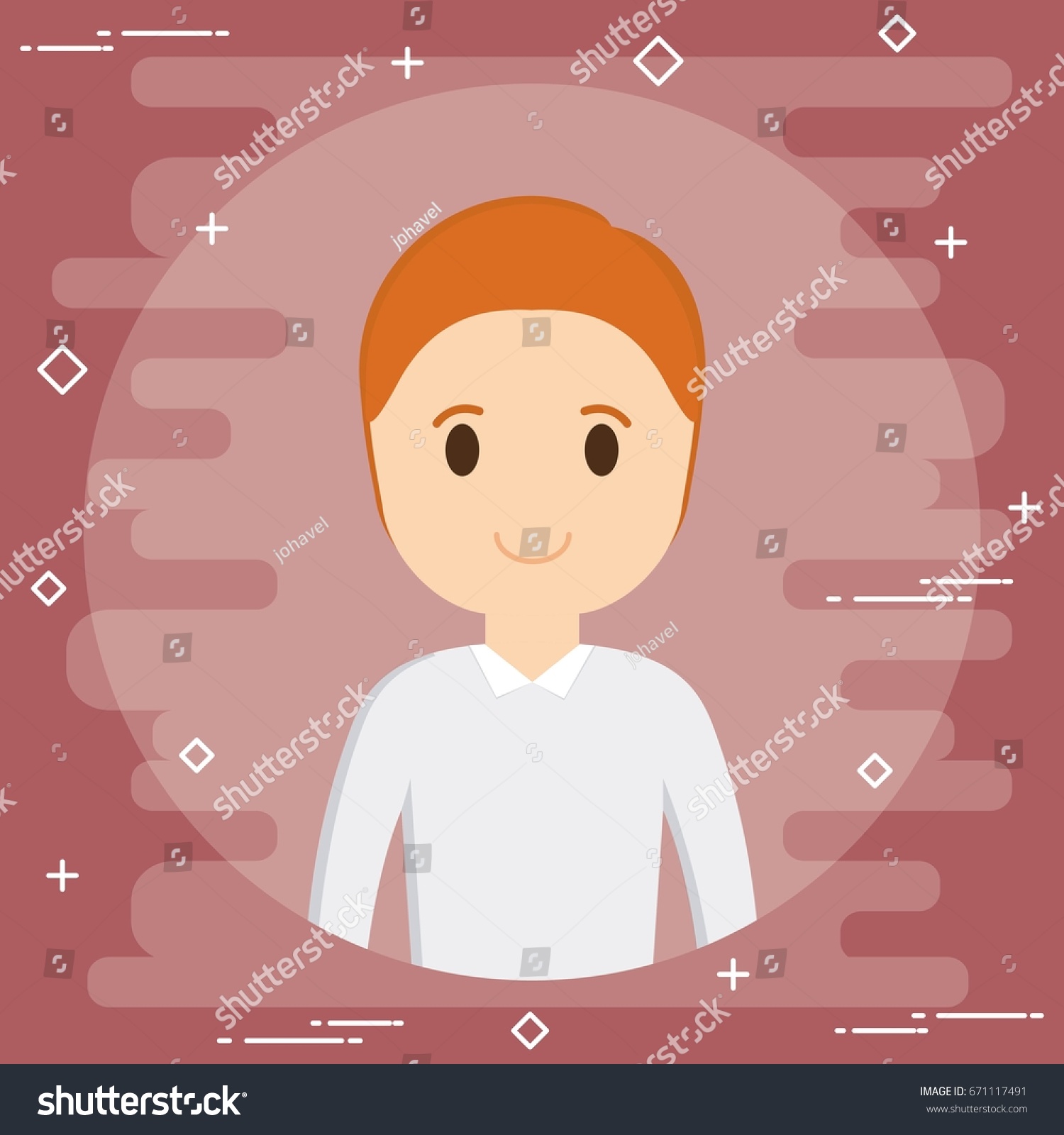 Cartoon Man Icon Stock Vector Royalty Free 671117491 Shutterstock 6728