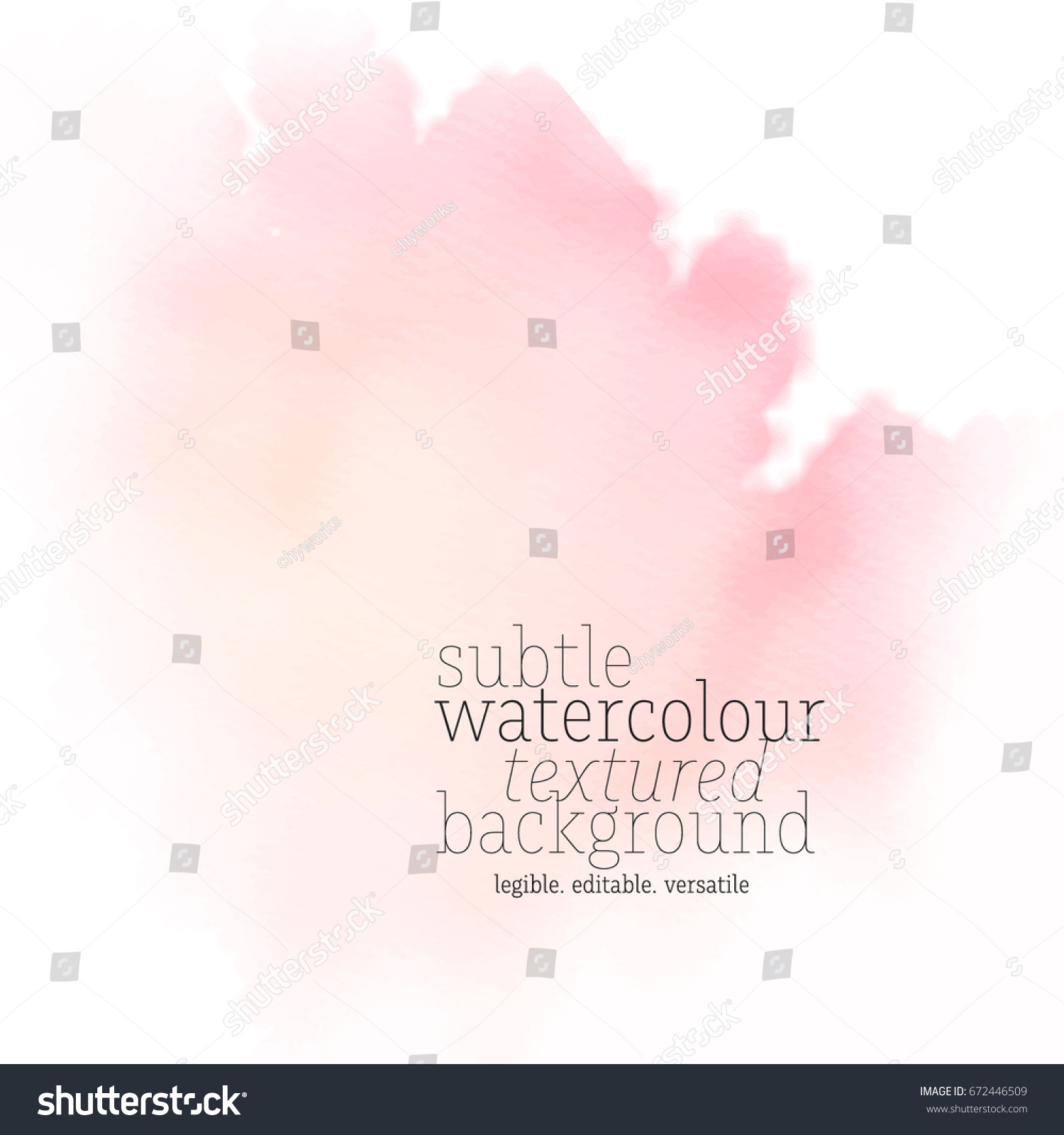 Soft Watercolor Splash Stock Vector (Royalty Free) 672446509 | Shutterstock