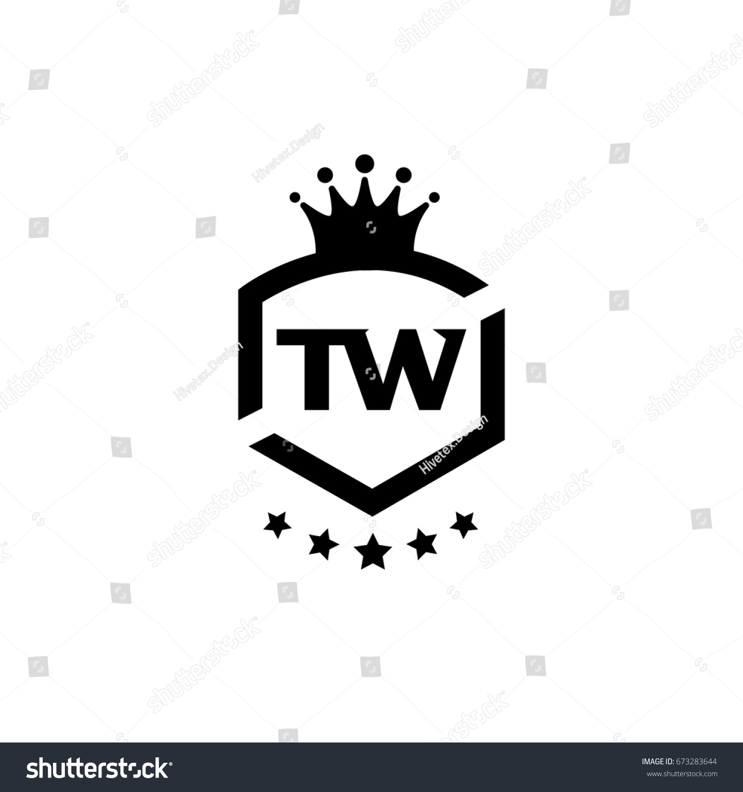 Tw Logo Stock Vector (Royalty Free) 673283644 | Shutterstock