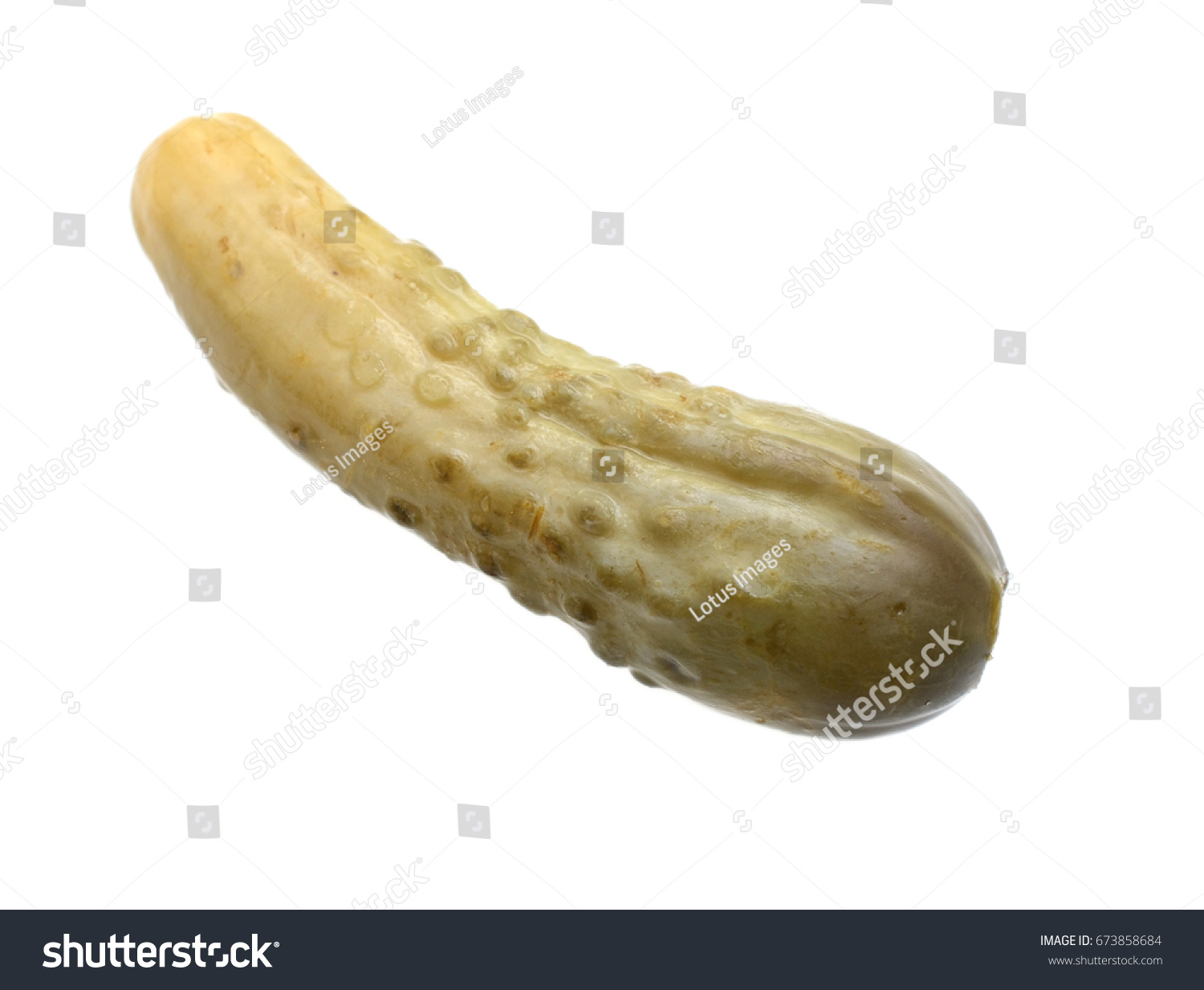 Pickle Isolated On White Background Stock Photo 673858684 | Shutterstock