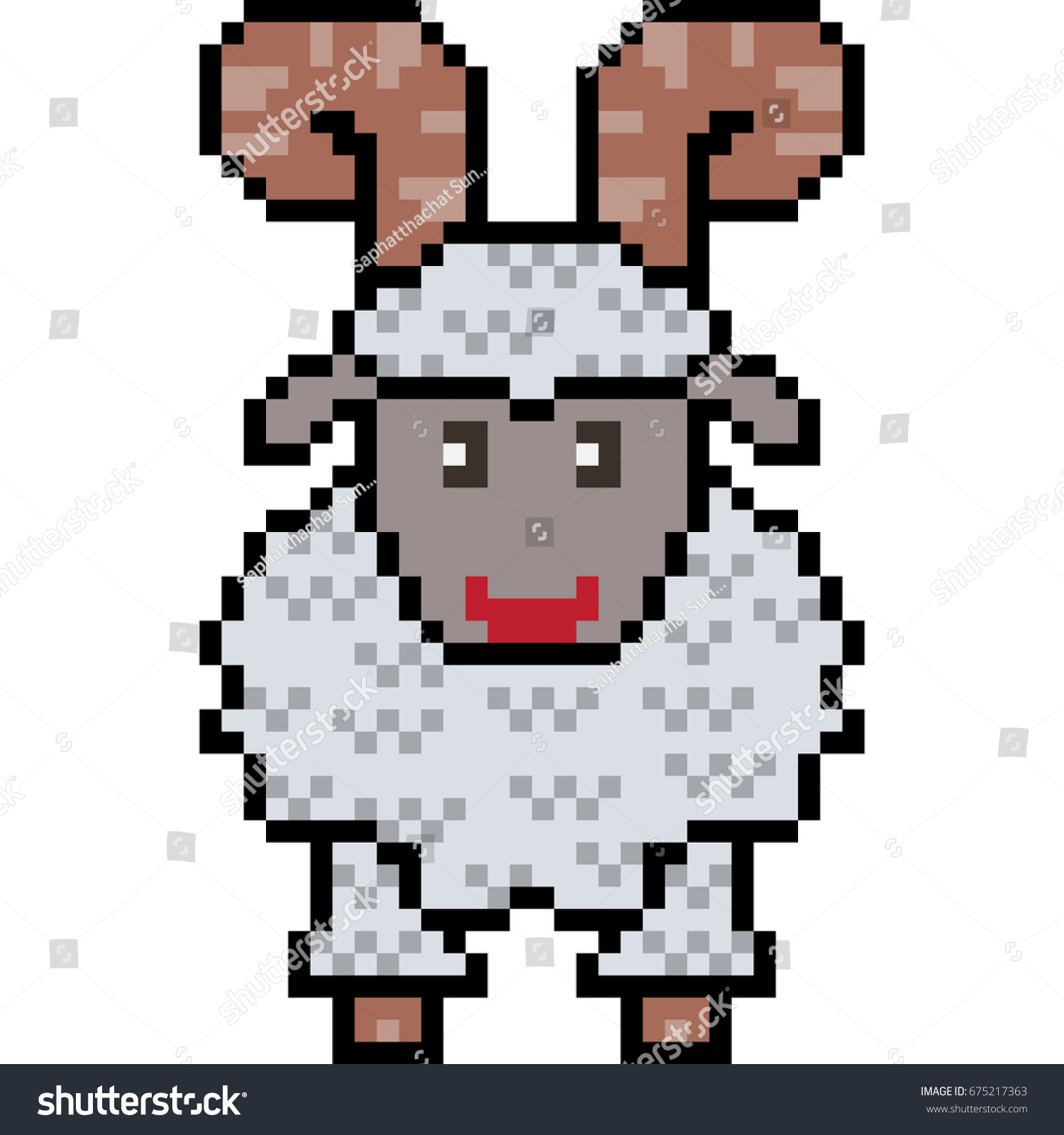 Пиксельная овца