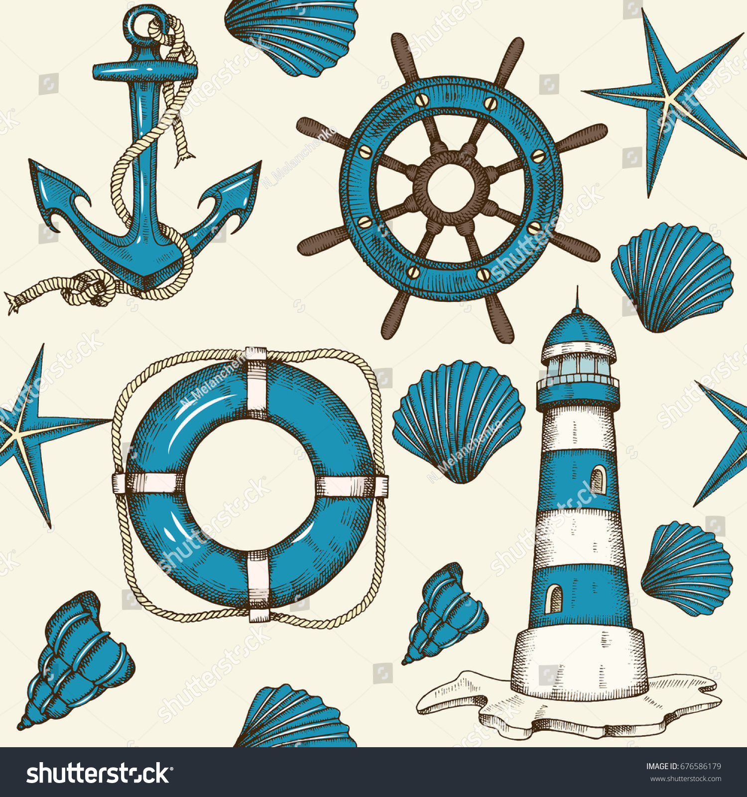 Иллюстрации на морскую тематику