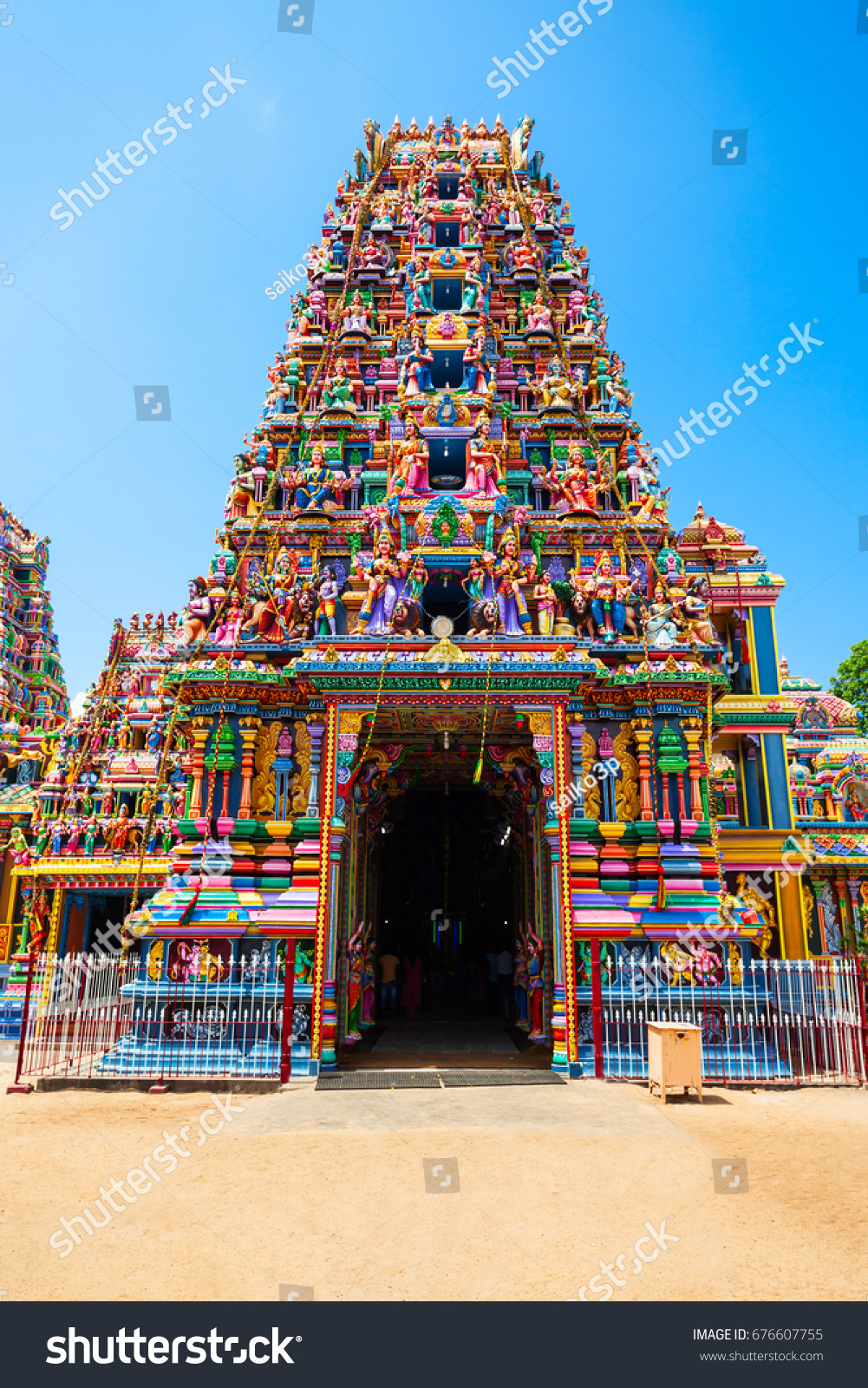 Pathirakali Amman Temple Pathrakali Ambal Kovil Stock Photo 676607755 ...