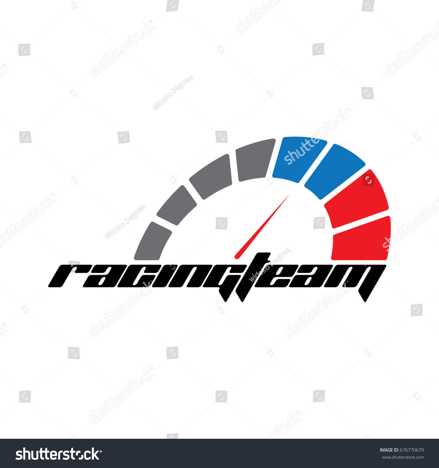 racing team logo template