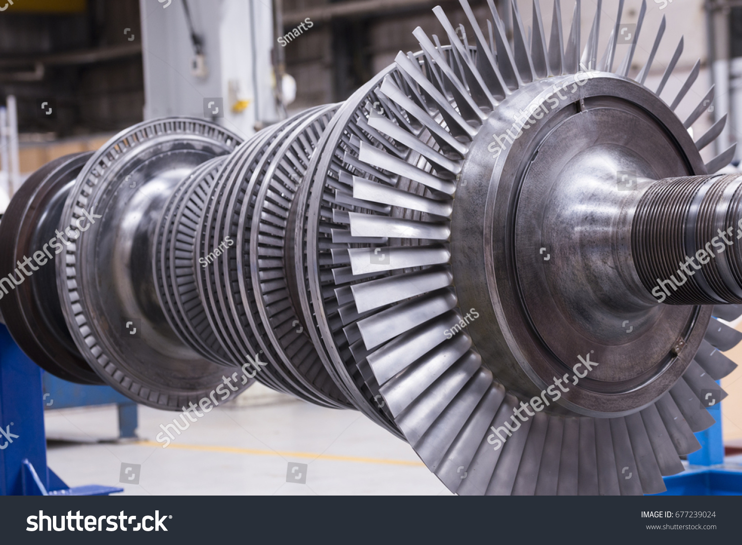 Steam Turbine Rotor Stock Photo 677239024 | Shutterstock