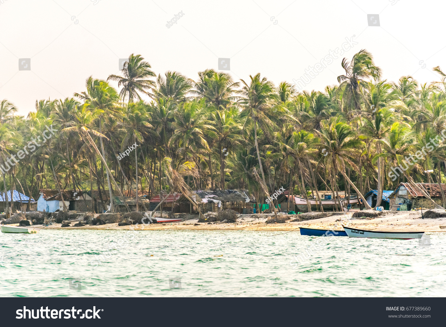 17102016 Kavaratti Lakshadweep Natural Unspoilt Fishing Stock Photo ...