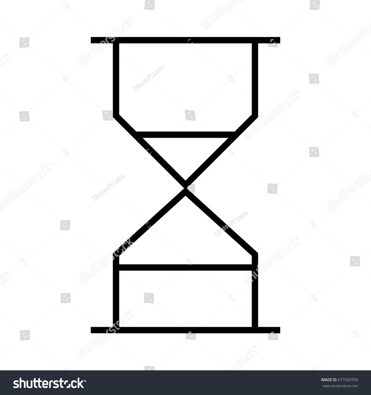 Hourglass Icon Stock Vector Royalty Free 677569795 Shutterstock 6356