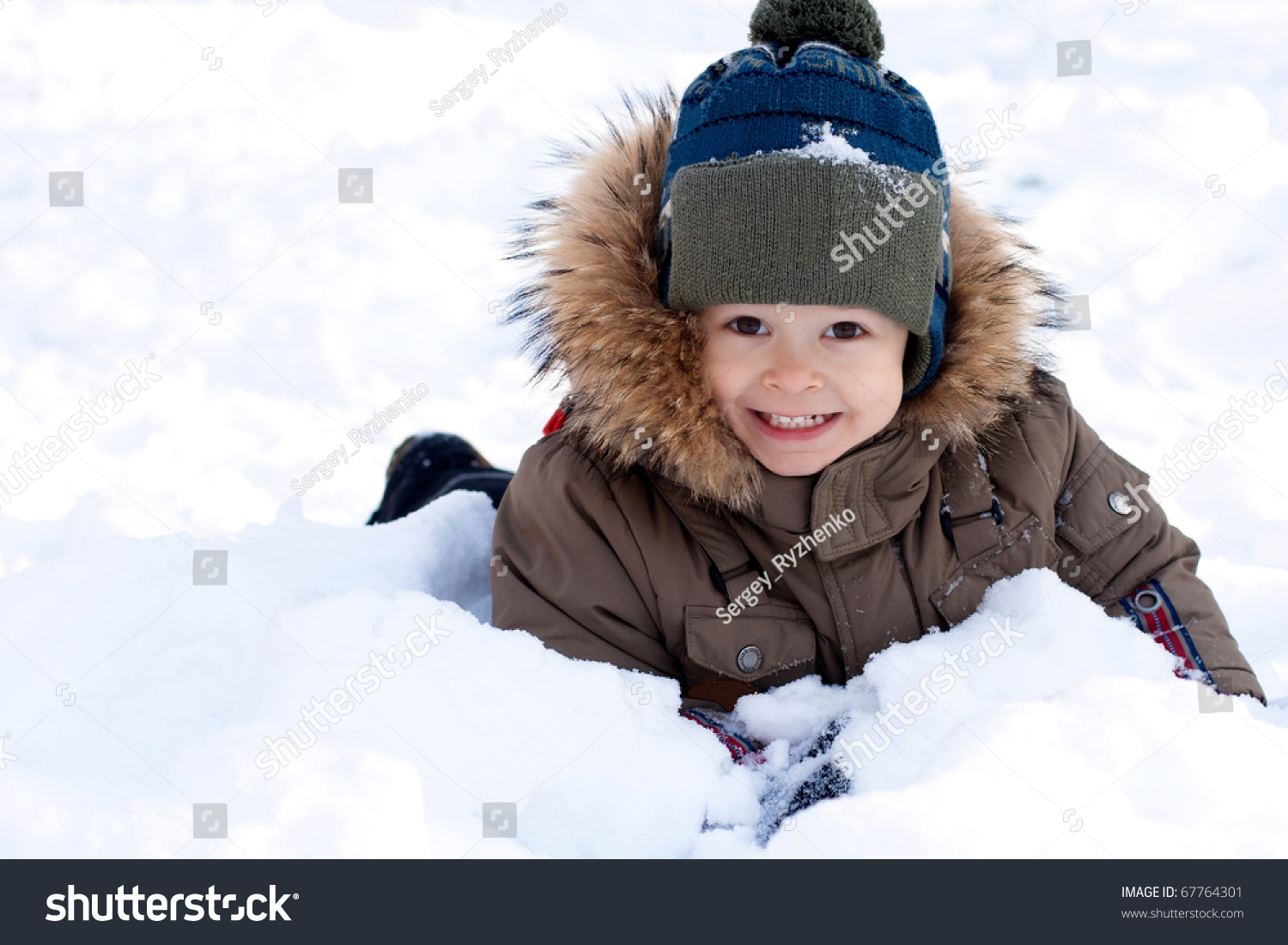 Мальчик зима