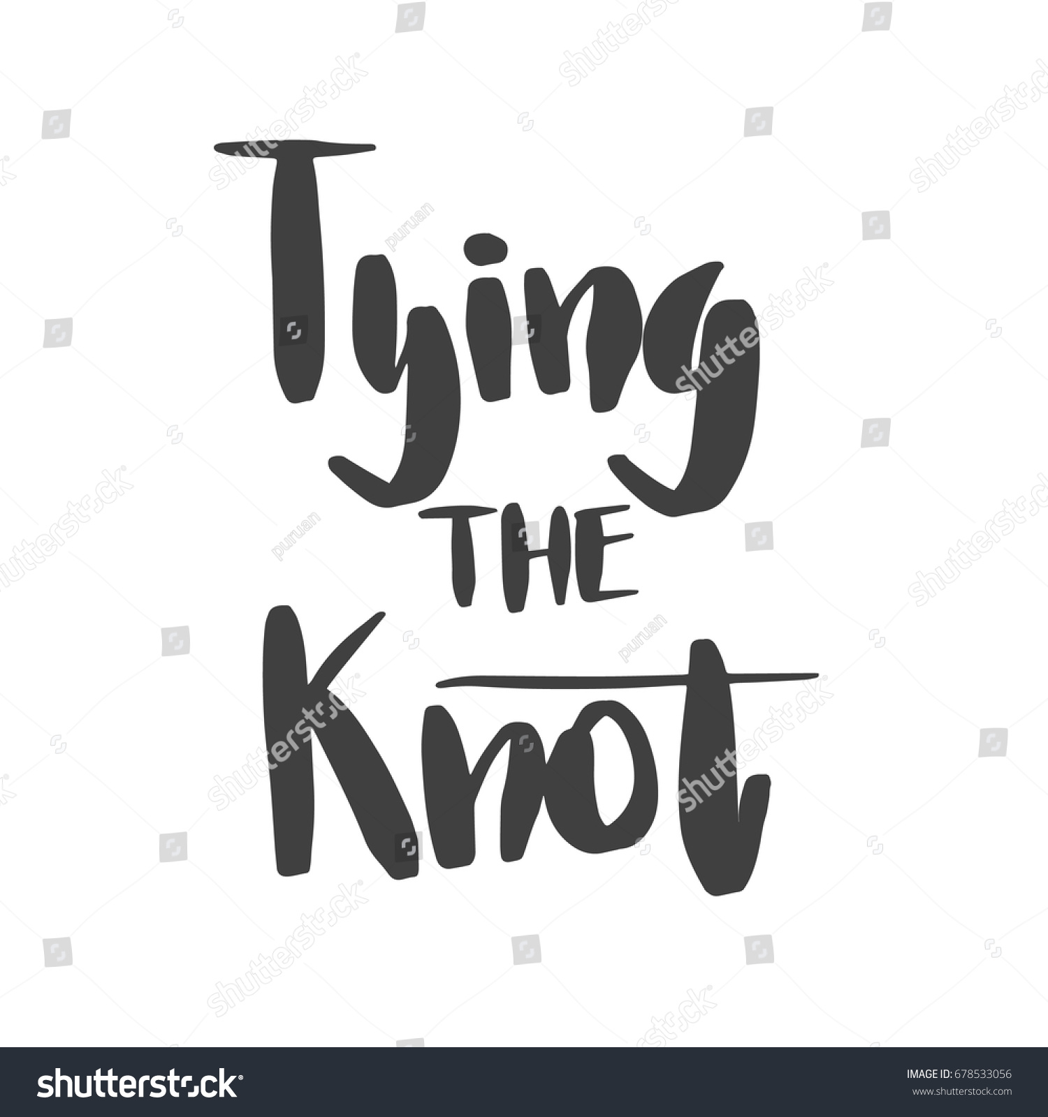 Lettering Words Tying Knot Stock Vector (Royalty Free) 678533056 Lettering Words Tying Knot Stock Vector (Royalty Free) 678533056