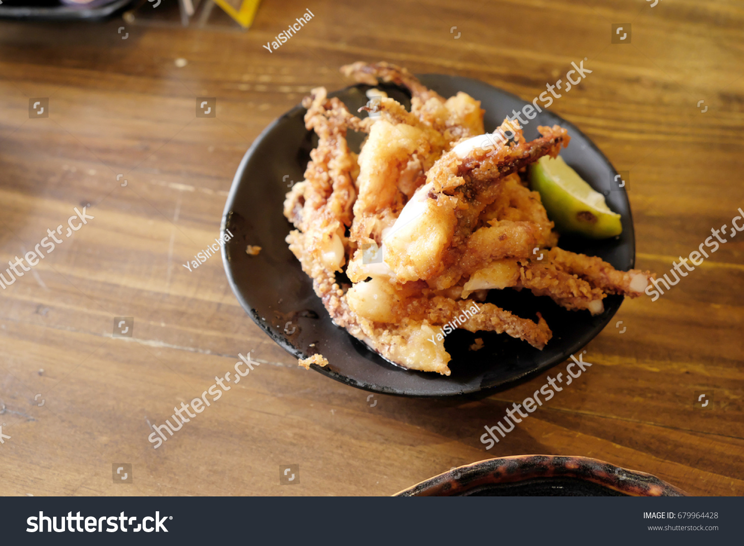 Japanese Fried Squid Tentacles Stock Photo 679964428 Shutterstock