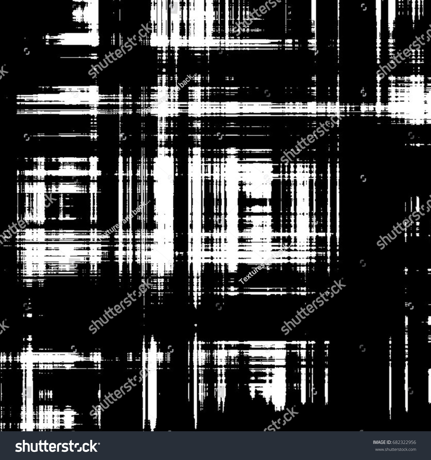 Black White Background Lines Cracks Fractures Stock Illustration ...