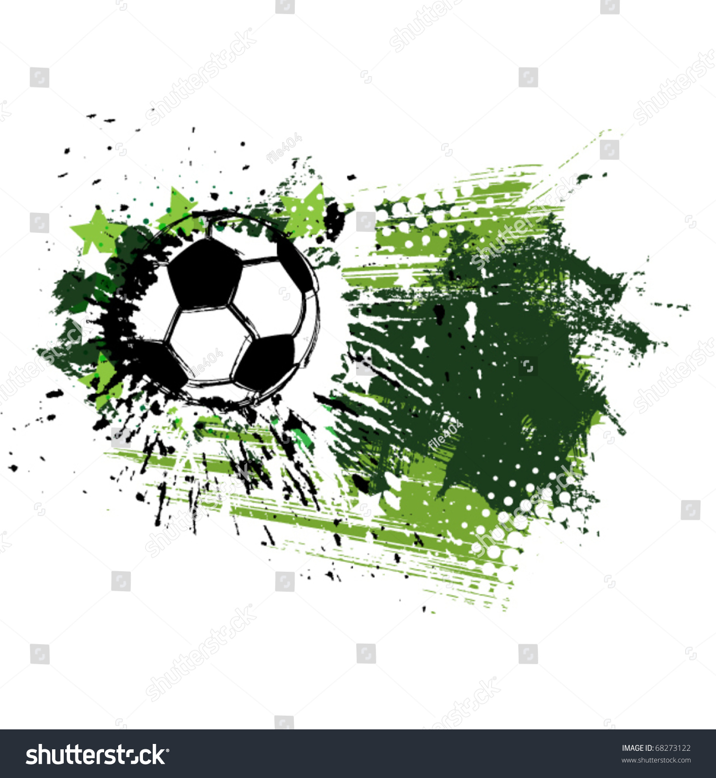 Contemporary Art Football Background Stock Vector (Royalty Free ...