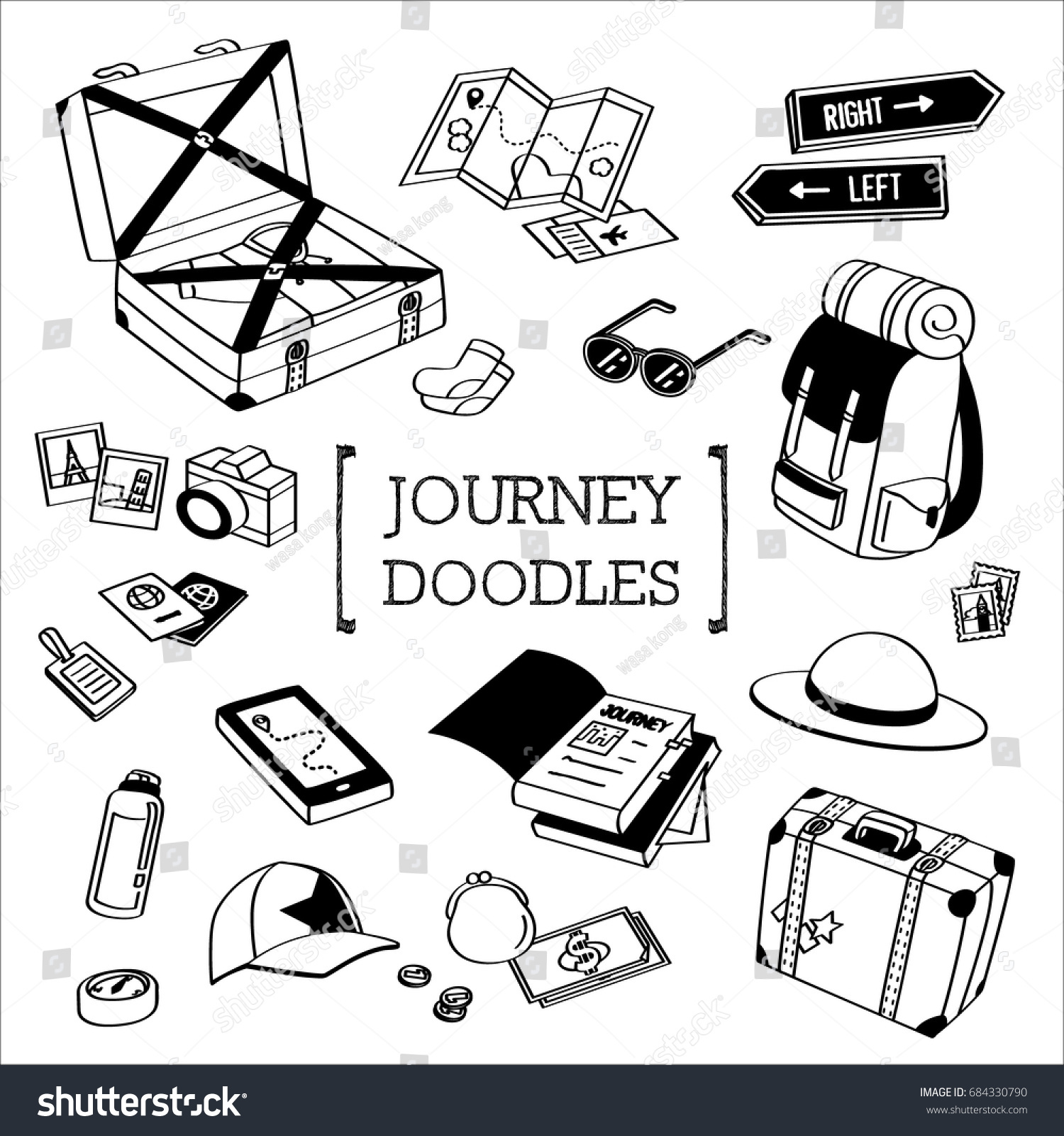 journey doodle photos