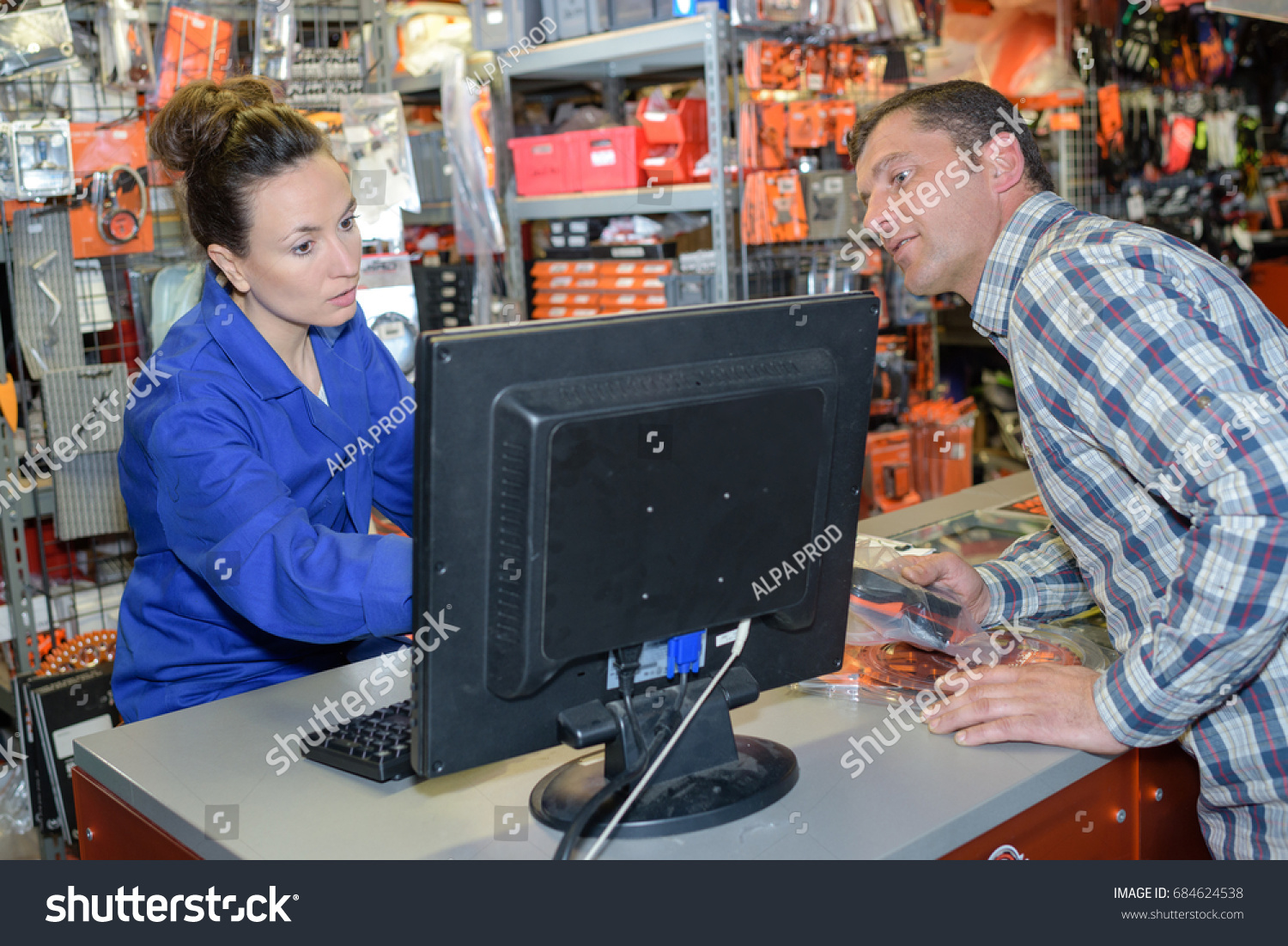 Motorbike Parts Store Stock Photo 684624538 | Shutterstock